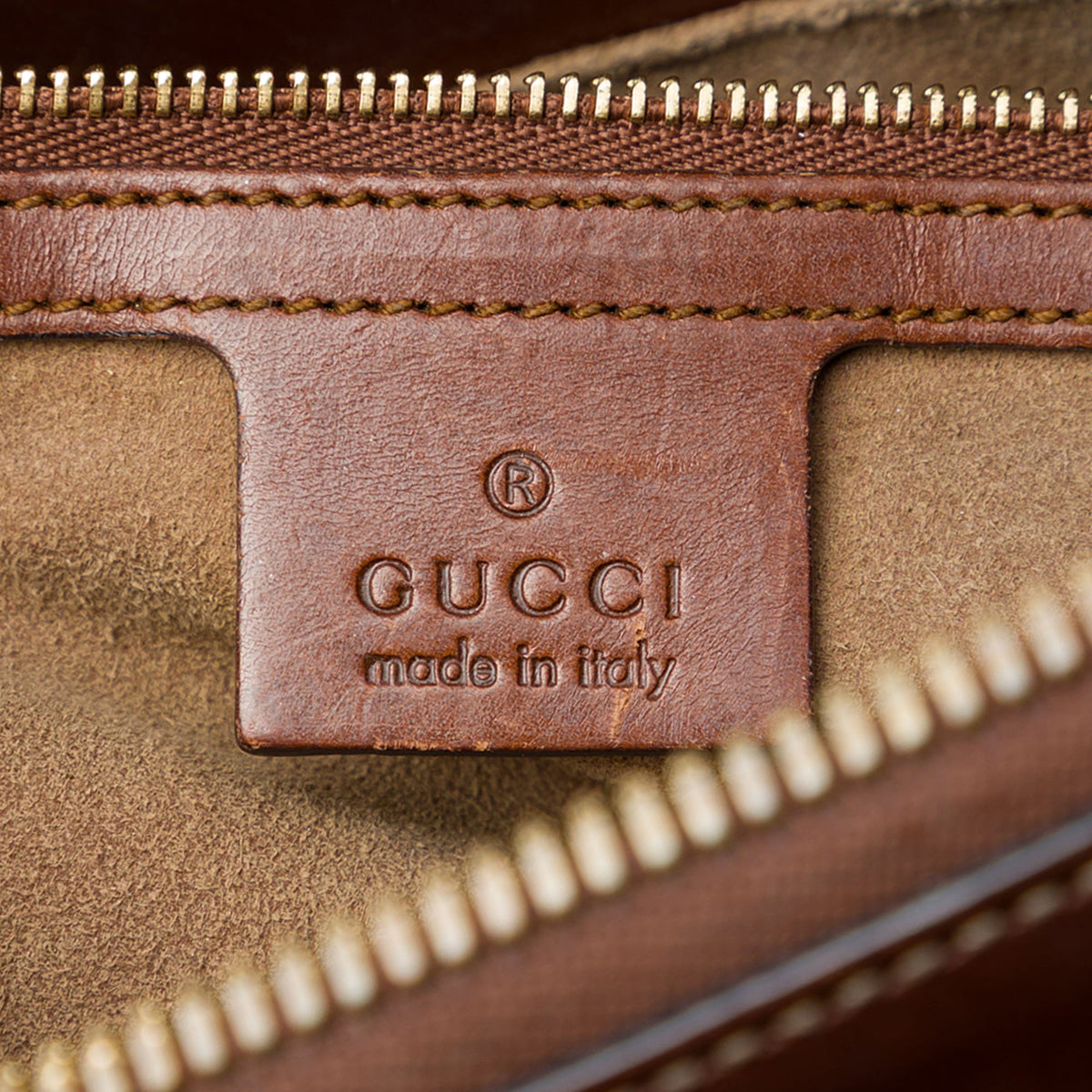 Gucci GG Supreme Linea A Satchel — Beige