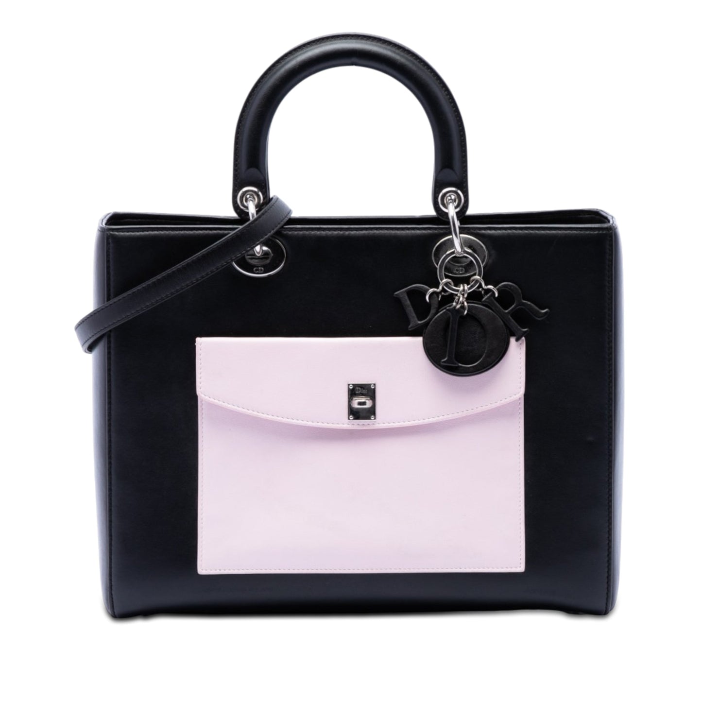 Dior Large Calfskin Pocket Tote Lady Dior