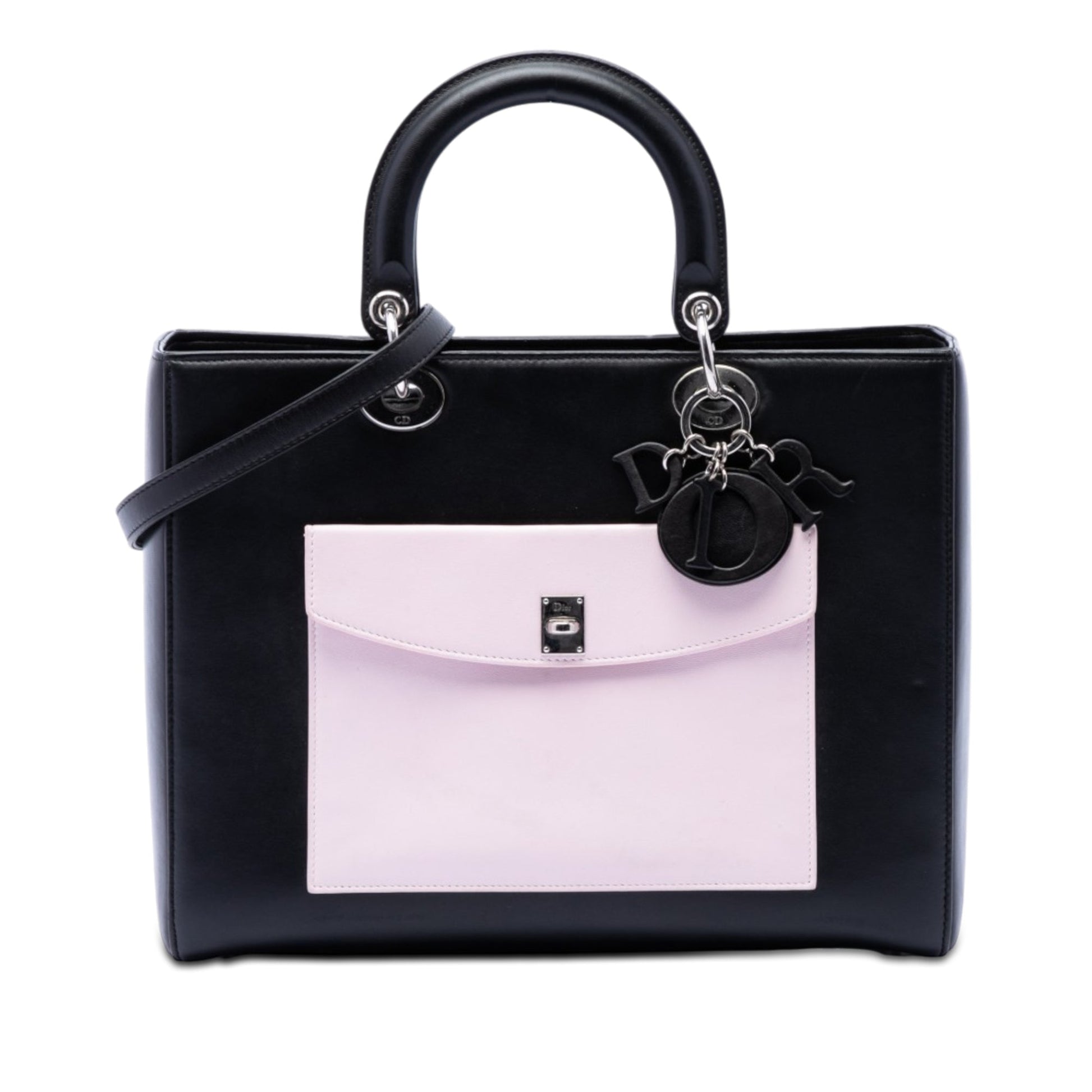 Dior Large Calfskin Pocket Tote Lady Dior
