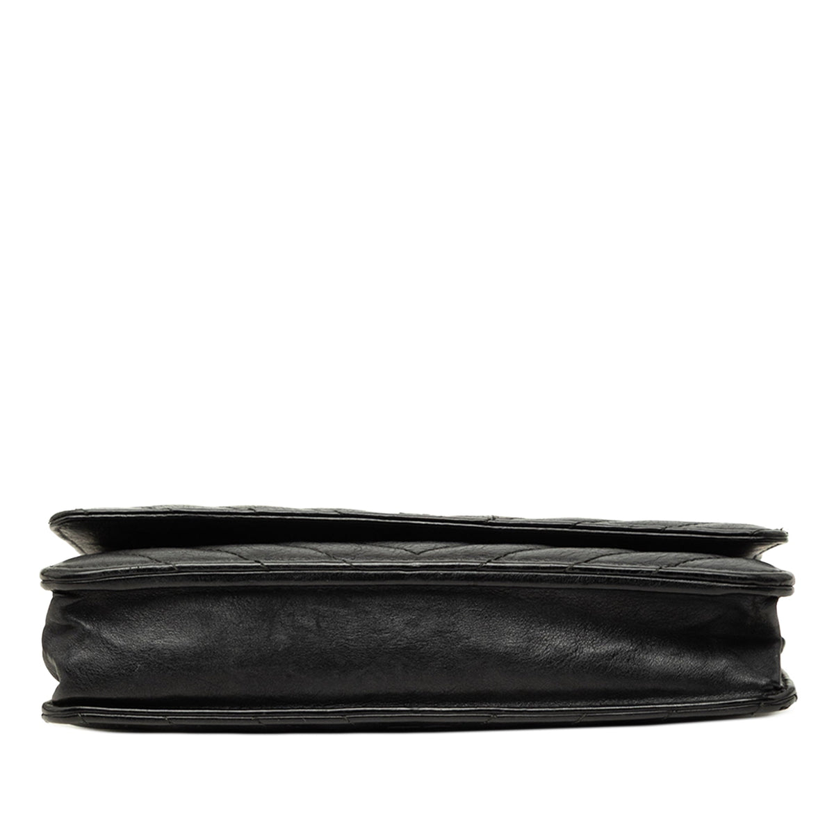 Chanel CC Chevron Calfskin Wallet On Chain