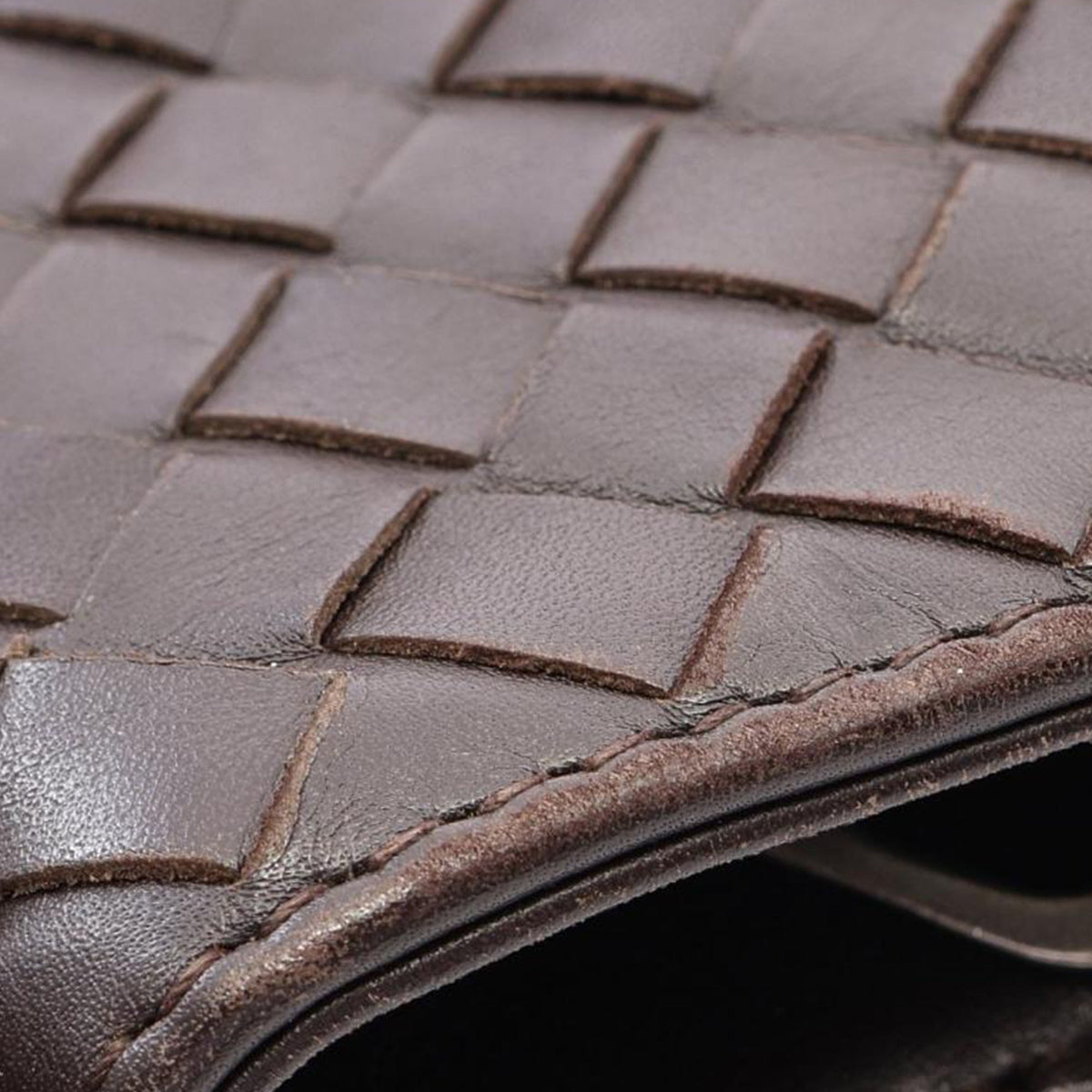 Bottega Veneta Nappa Intrecciato Crossbody — Brown