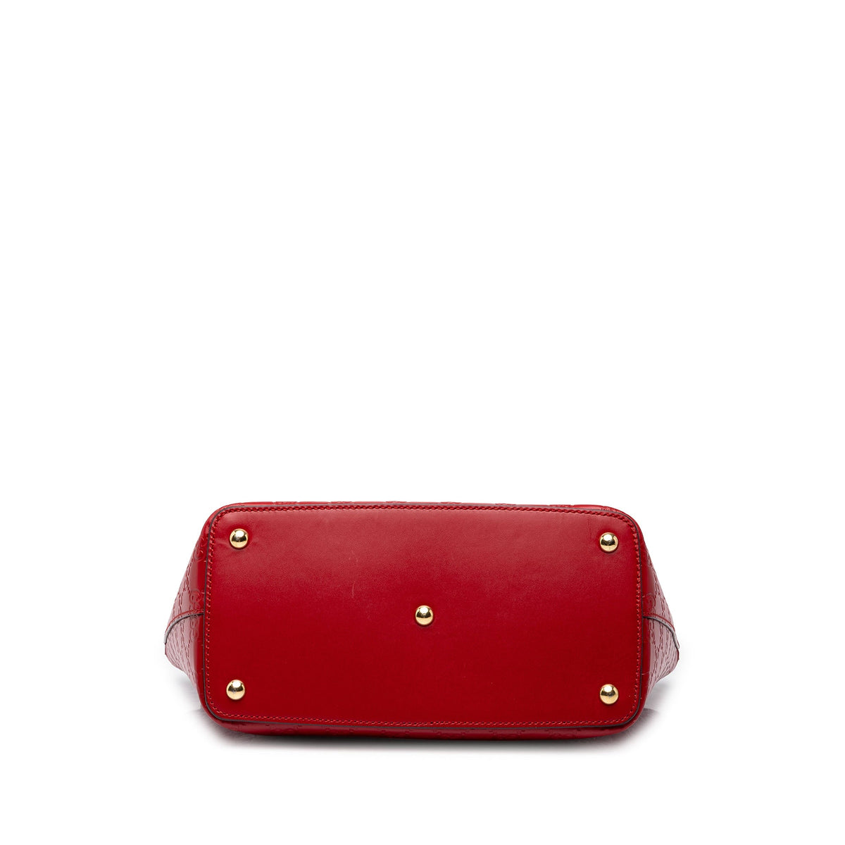 Gucci Small Guccissima Convertible Tote — Red