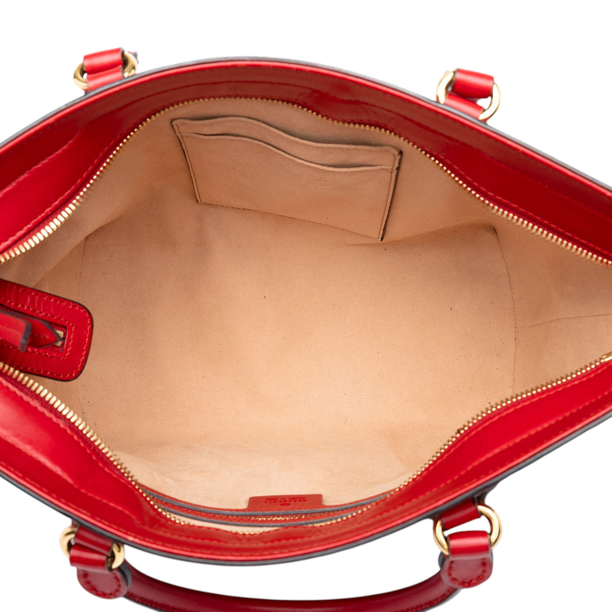 Gucci Small Guccissima Convertible Tote — Red
