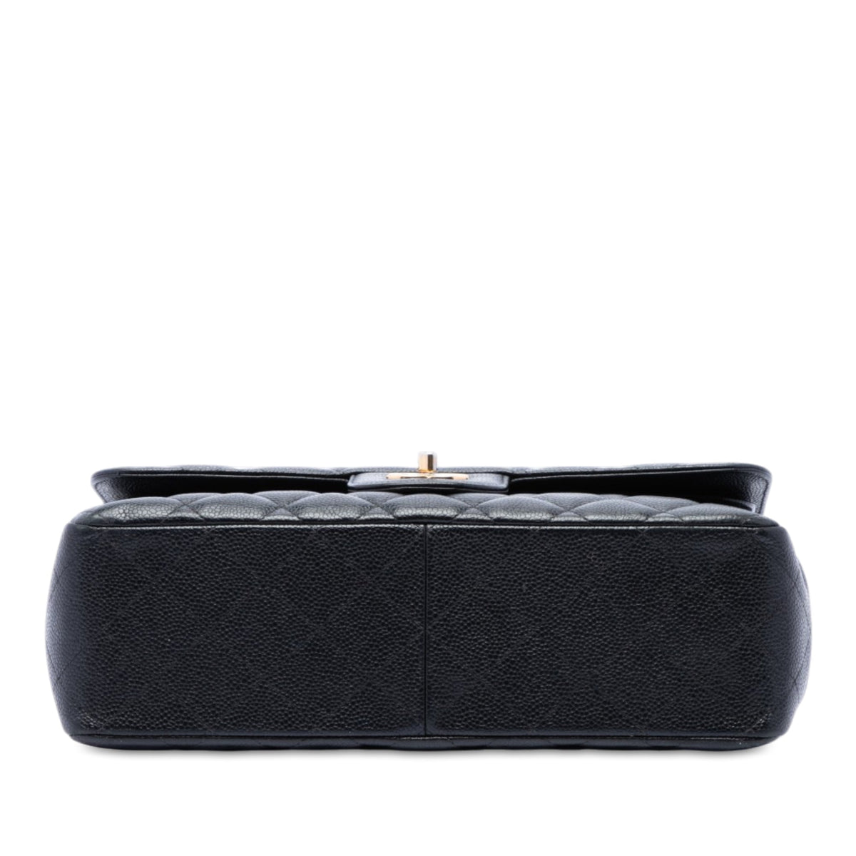 Chanel Jumbo Classic Caviar Double Flap — Black