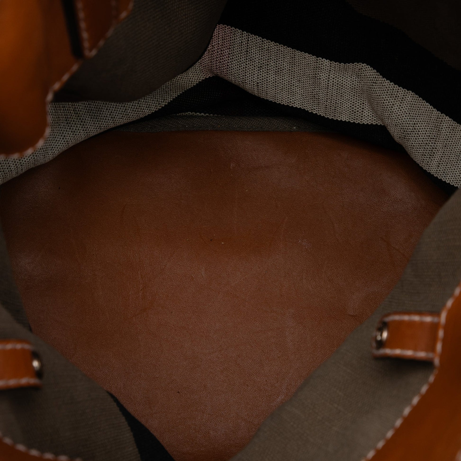 Burberry Medium Mega Check Canvas Ashby Bucket Bag