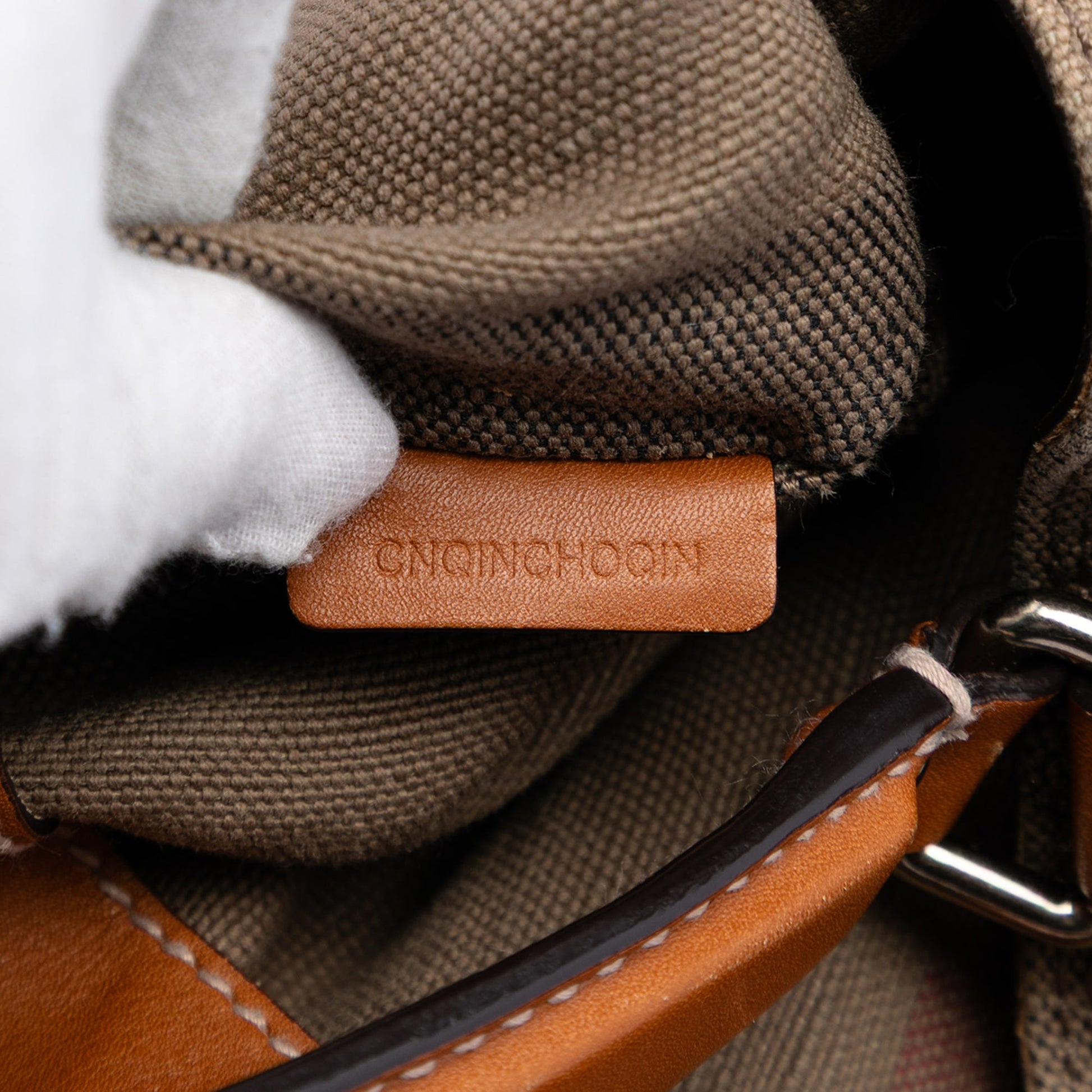 Burberry Medium Mega Check Canvas Ashby Bucket Bag