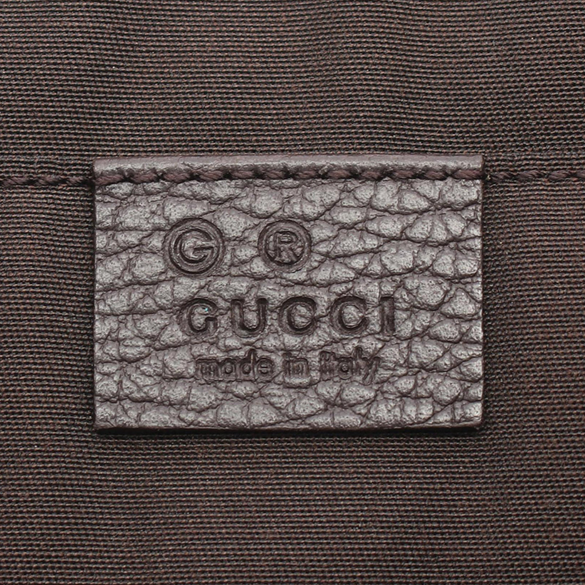 Gucci Calfskin Bamboo Tassel Clutch — Brown