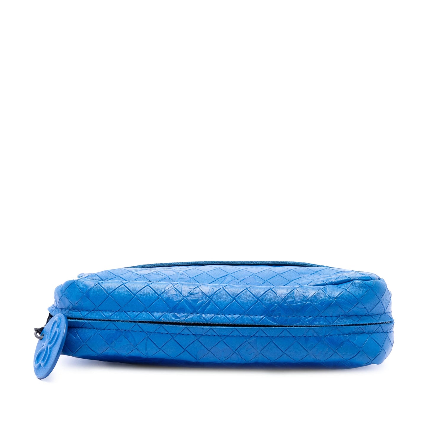 Bottega Veneta Small Calfskin Intrecciomirage Embossed Butterfly Chain Crossbody