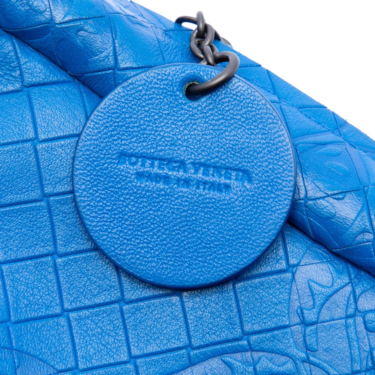 Bottega Veneta Small Calfskin Intrecciomirage Embossed Butterfly Chain Crossbody