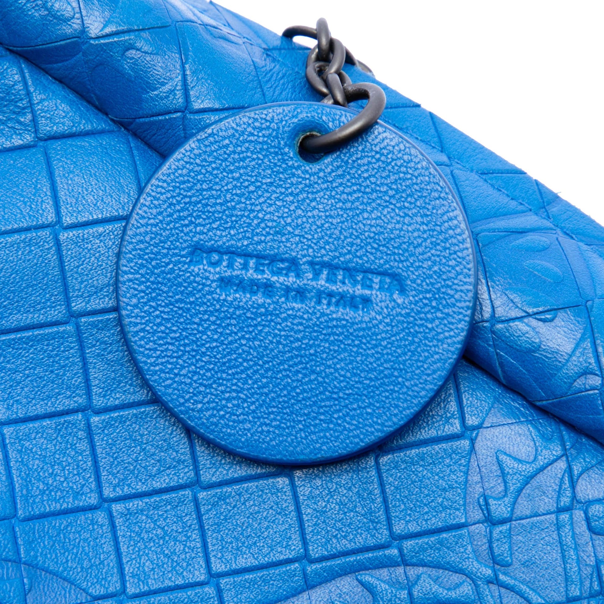 Bottega Veneta Small Calfskin Intrecciomirage Embossed Butterfly Chain Crossbody