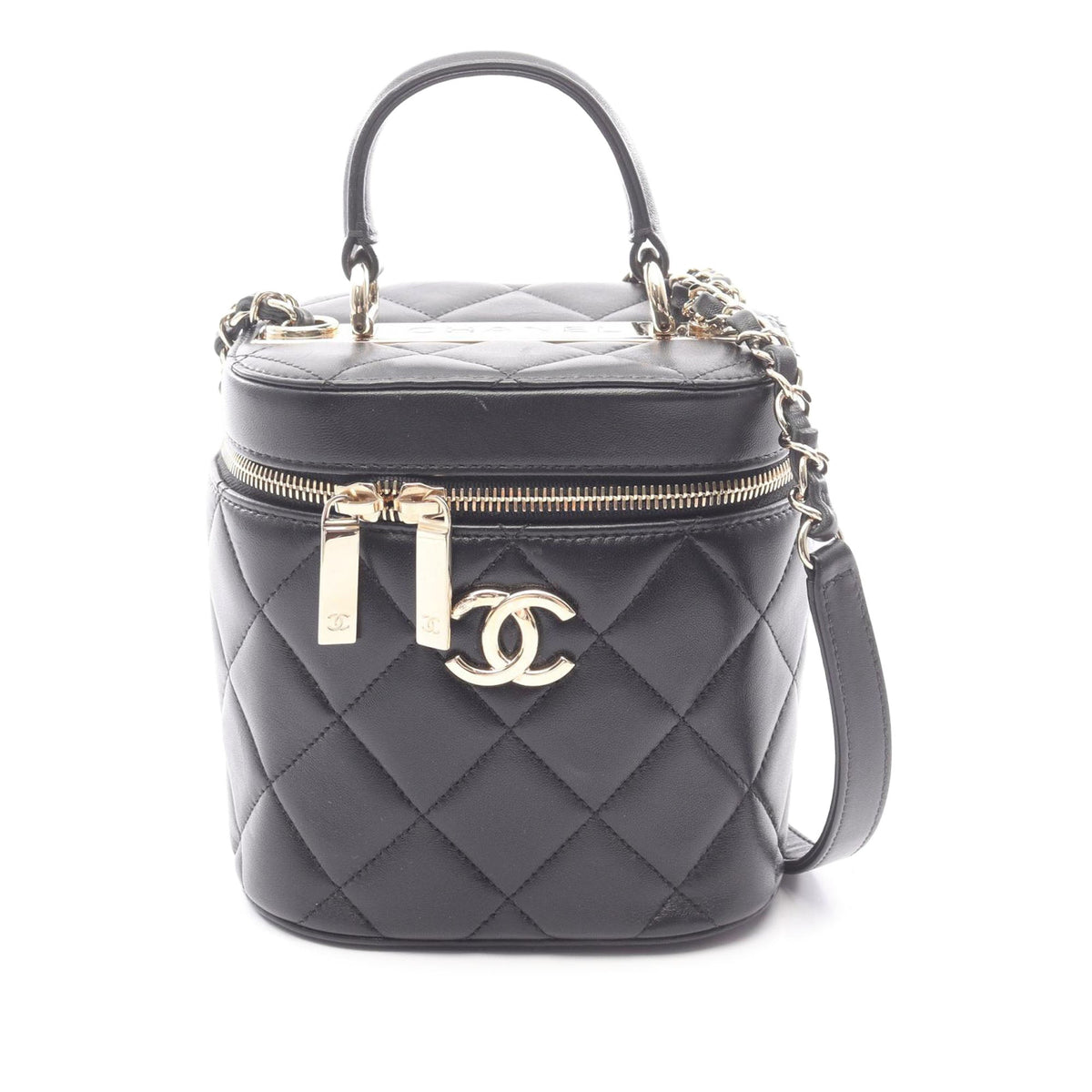 Chanel Quilted Lambskin Trendy CC Vanity Case