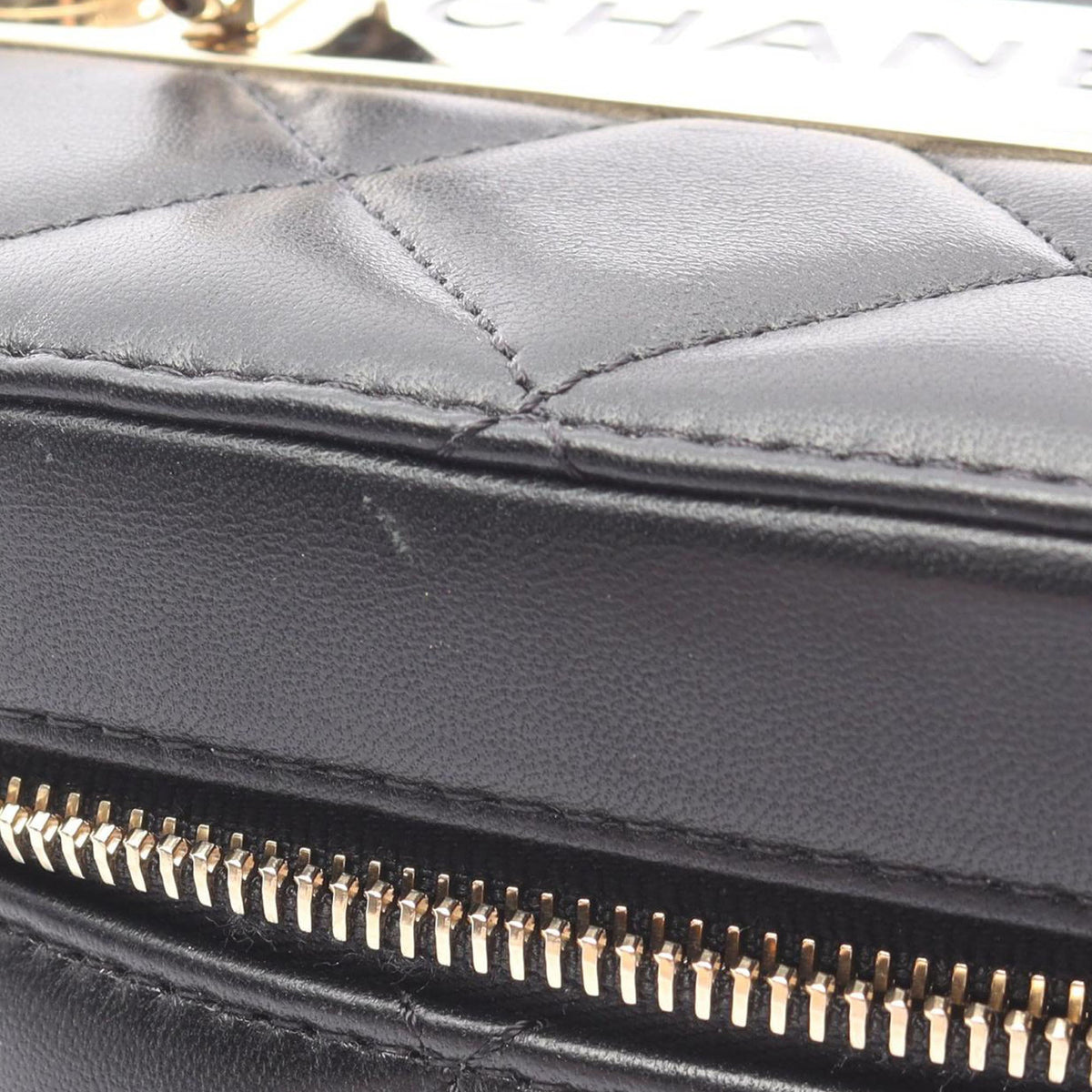 Chanel Quilted Lambskin Trendy CC Vanity Case