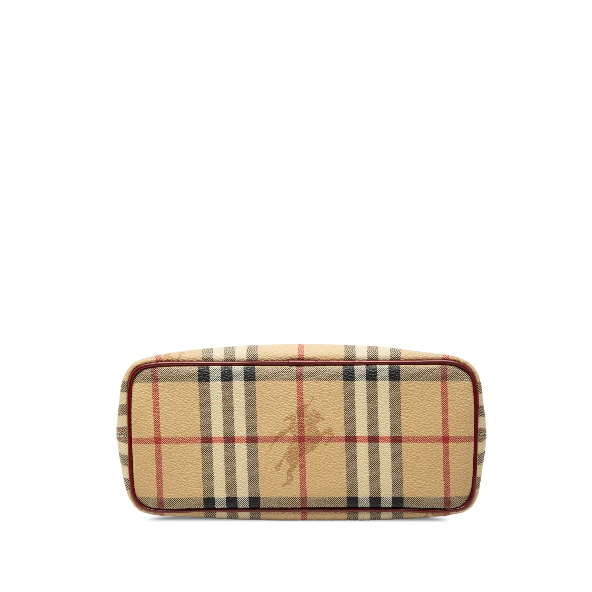 Burberry Haymarket Check Coated Canvas Handbag