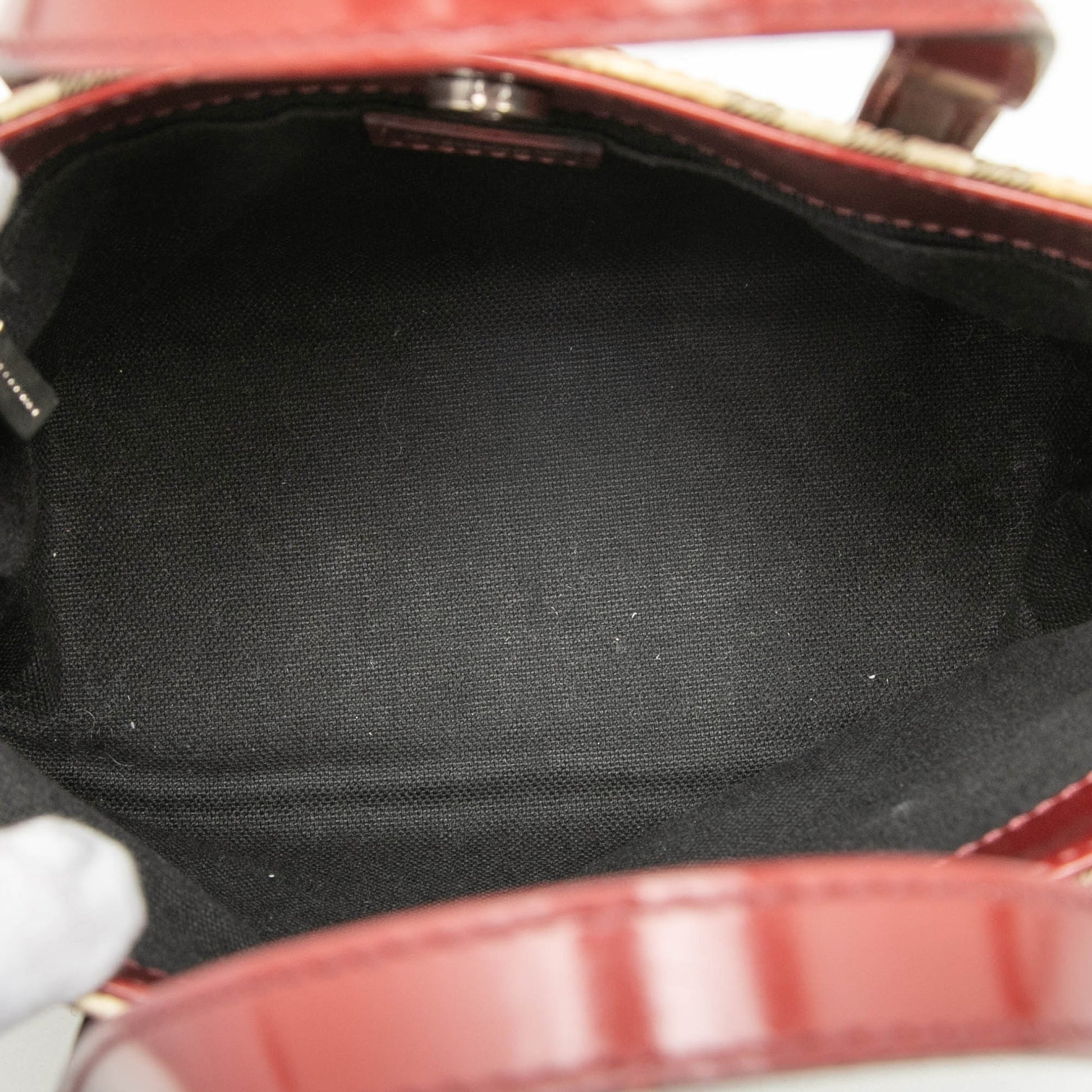 Burberry Haymarket Check Coated Canvas Handbag