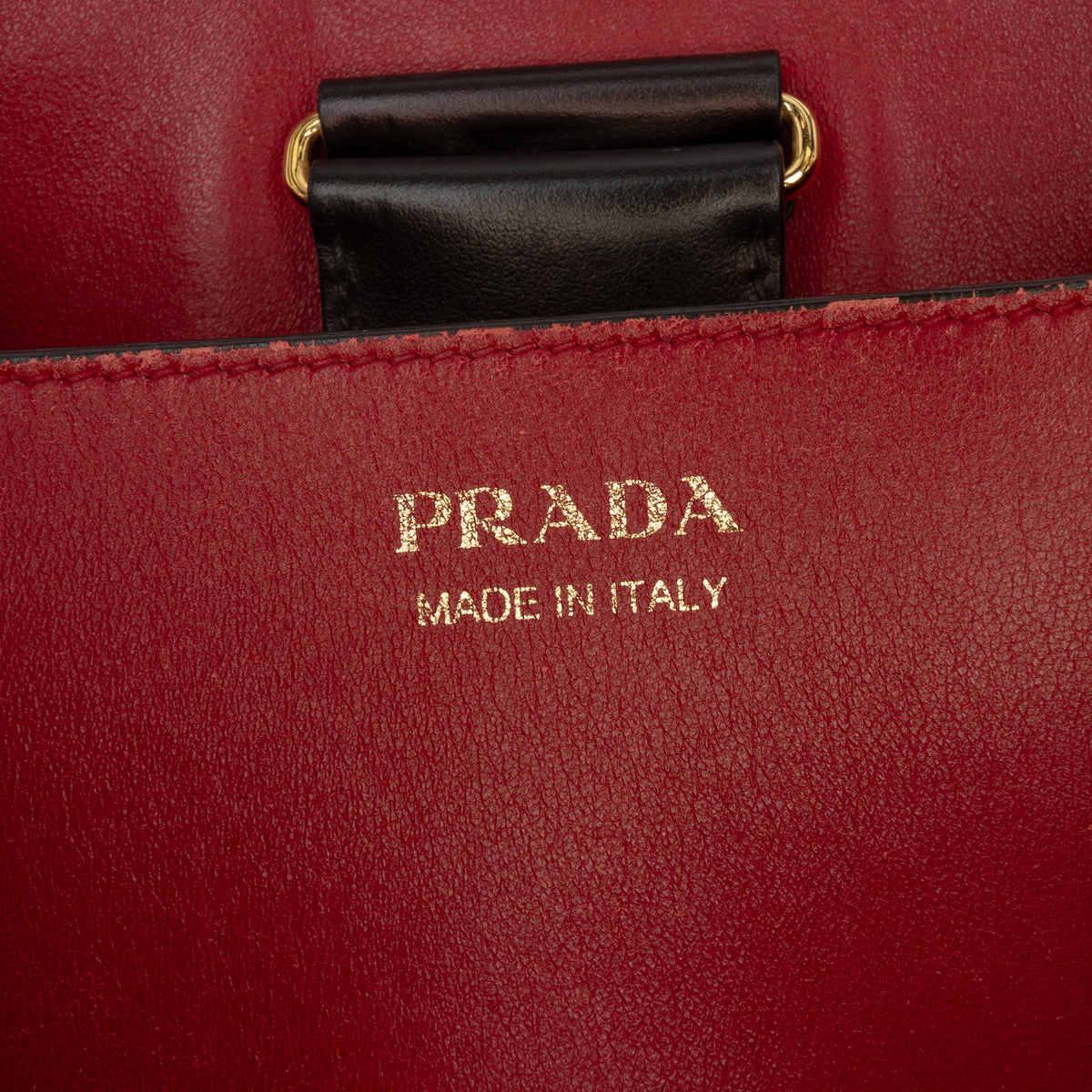 Prada Large Saffiano Cuir Panier Satchel — Black