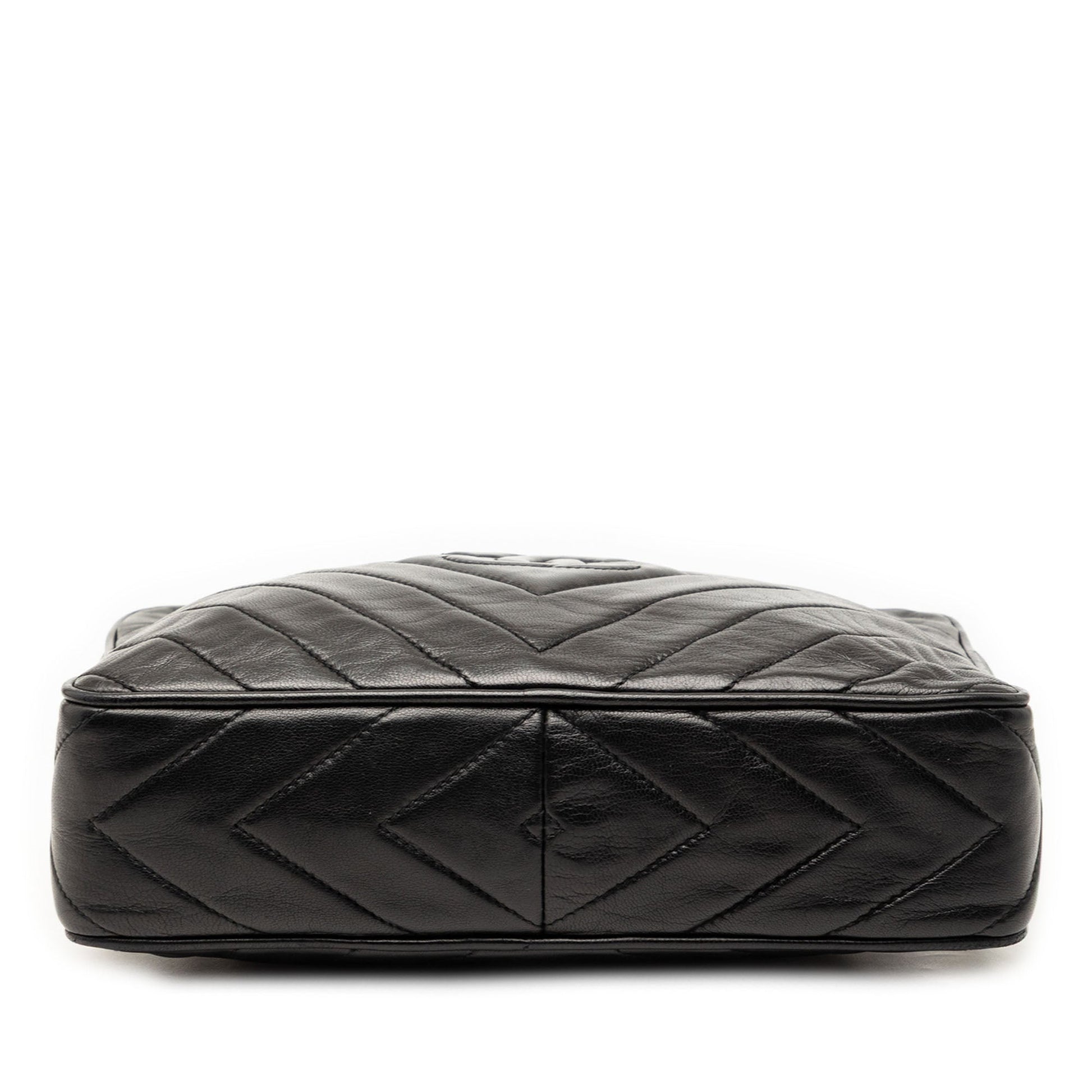 CC Diamond Quilted Lambskin Tassel Camera Bag