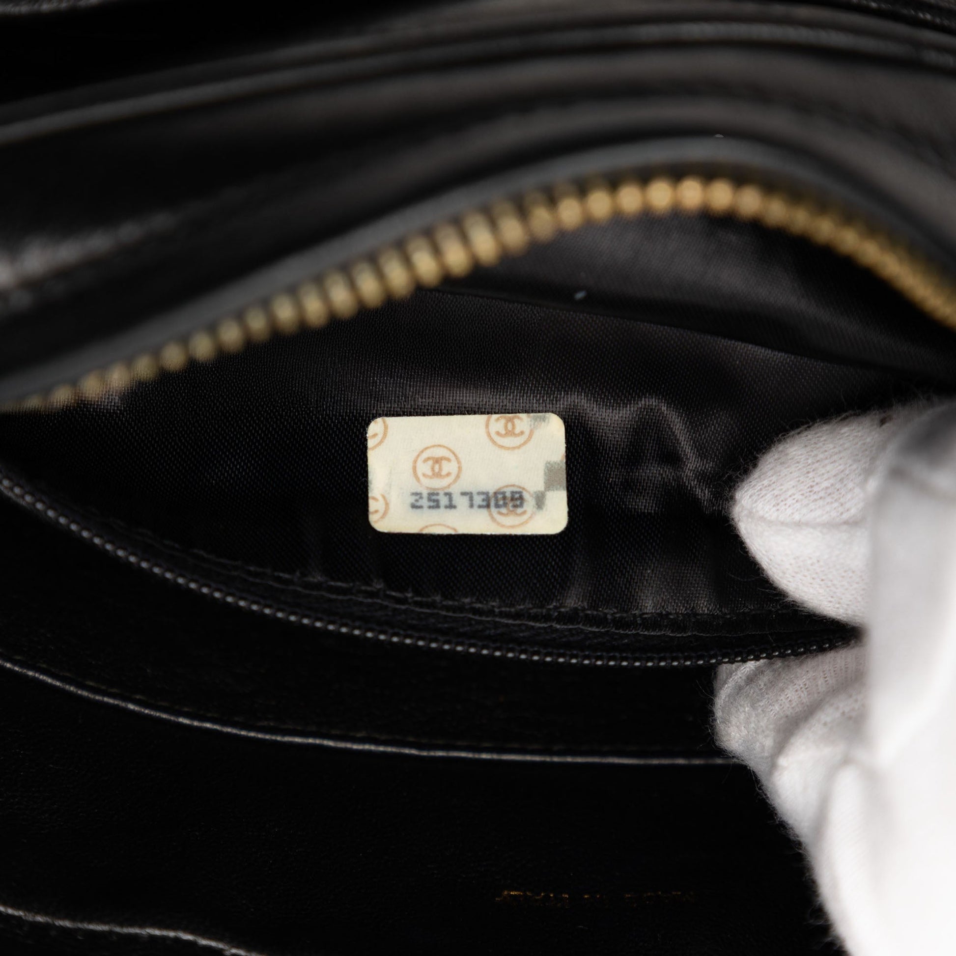 CC Diamond Quilted Lambskin Tassel Camera Bag