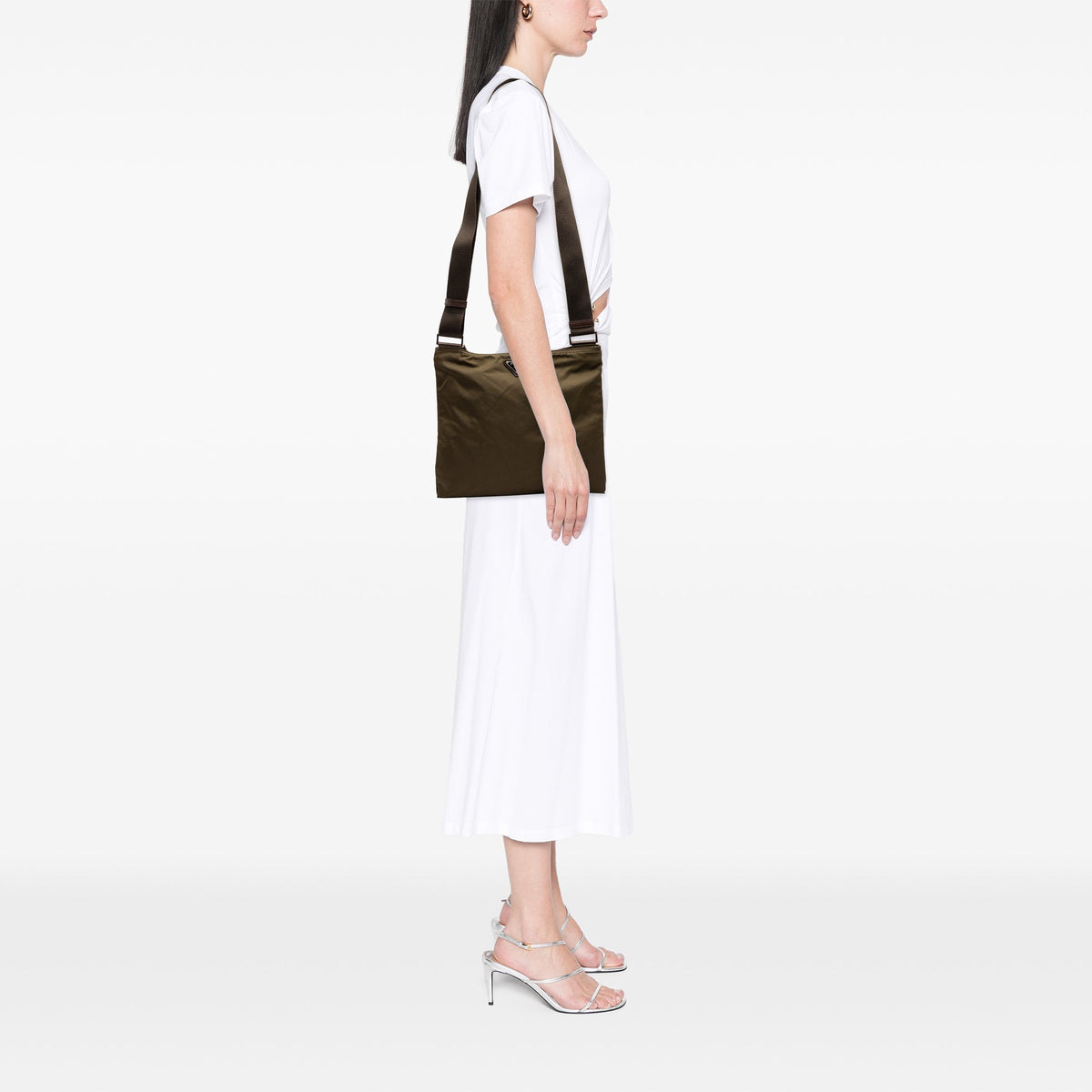 Prada Tessuto Zip Top Crossbody
