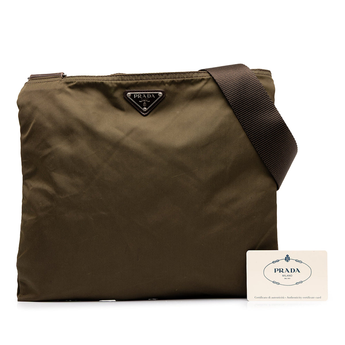 Prada Tessuto Zip Top Crossbody