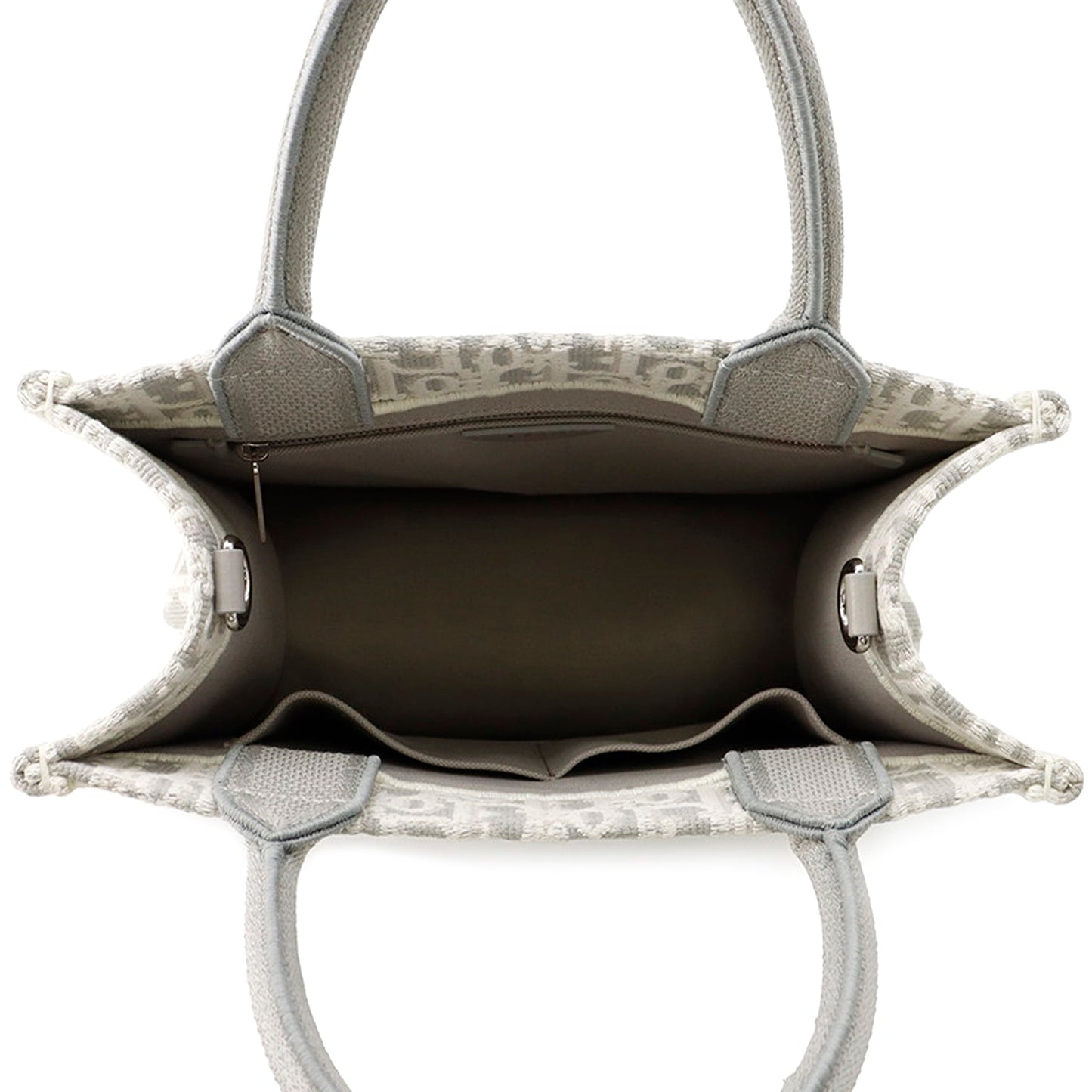 Dior Mini Oblique Embroidered Canvas Lace Book Tote