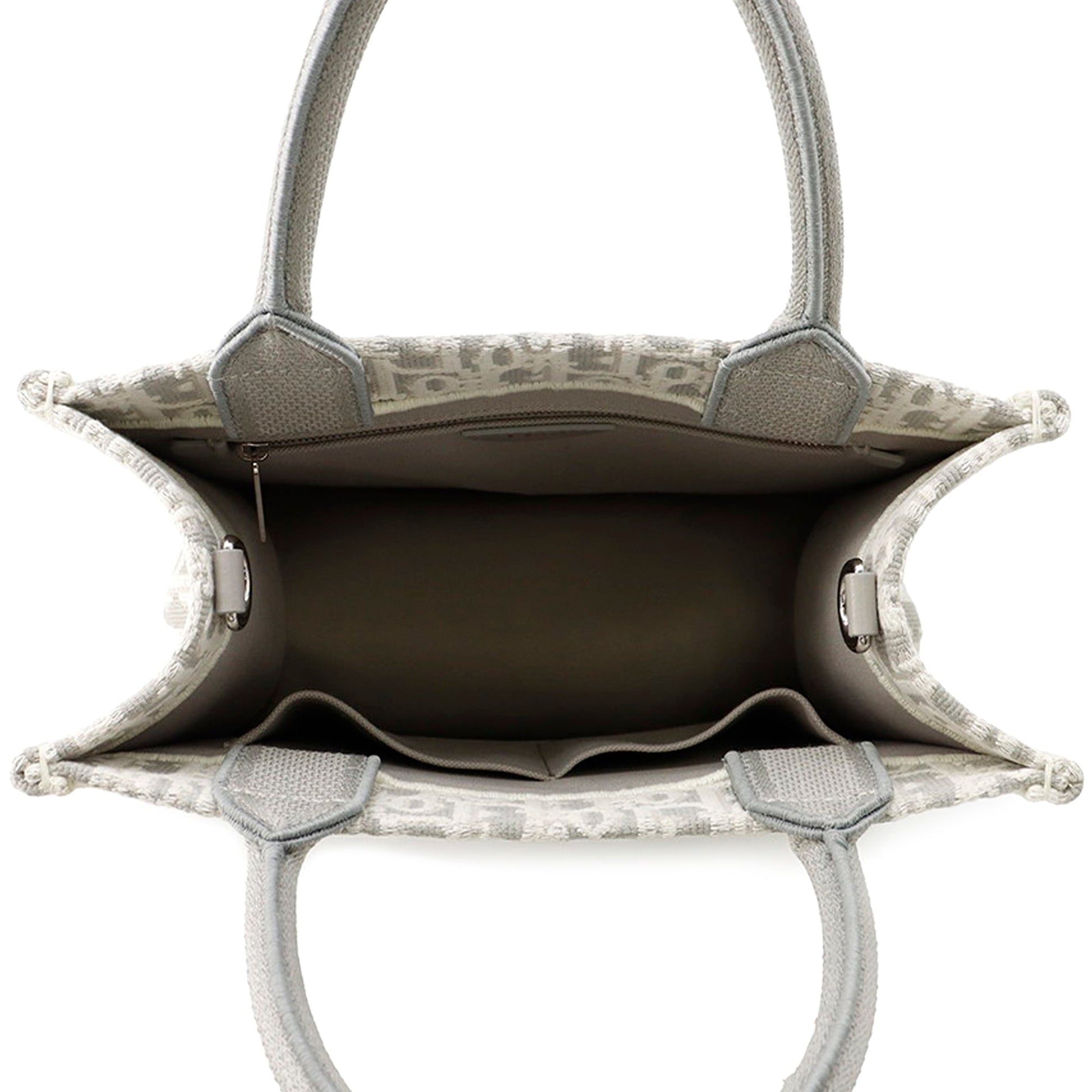 Dior Mini Oblique Embroidered Canvas Lace Book Tote