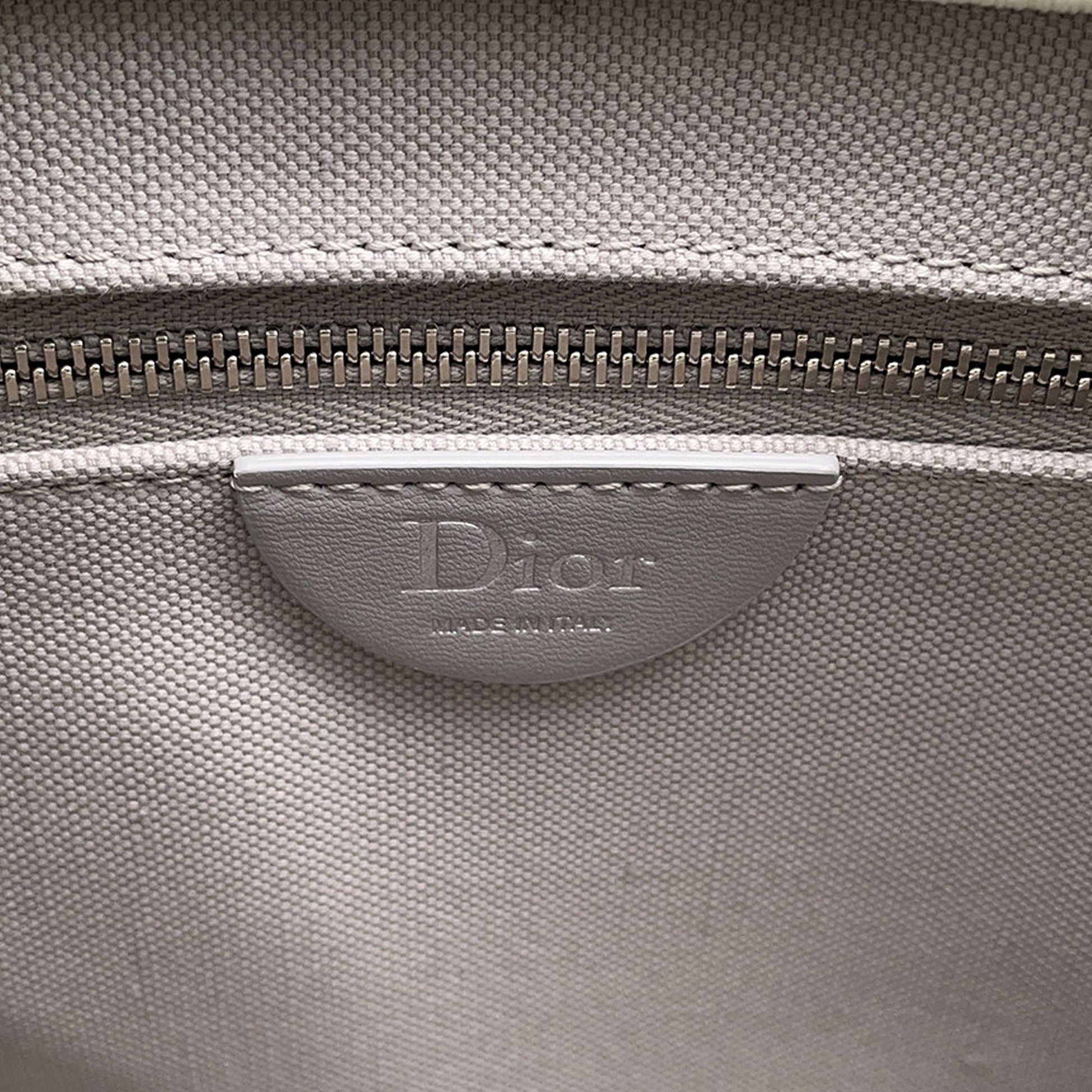 Dior Mini Oblique Embroidered Canvas Lace Book Tote
