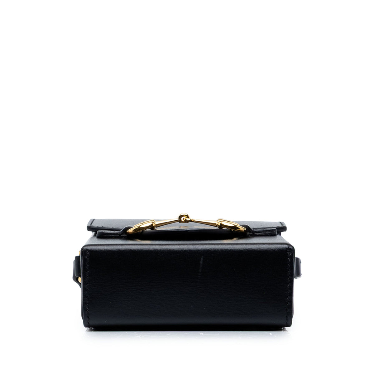 Gucci Mini Leather Horsebit 1955 Crossbody — Black
