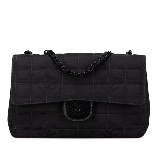 Chanel New Travel Line Medium Nylon Single Flap