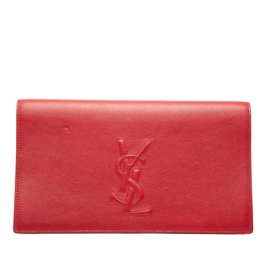 Large Leather Belle de Jour Clutch