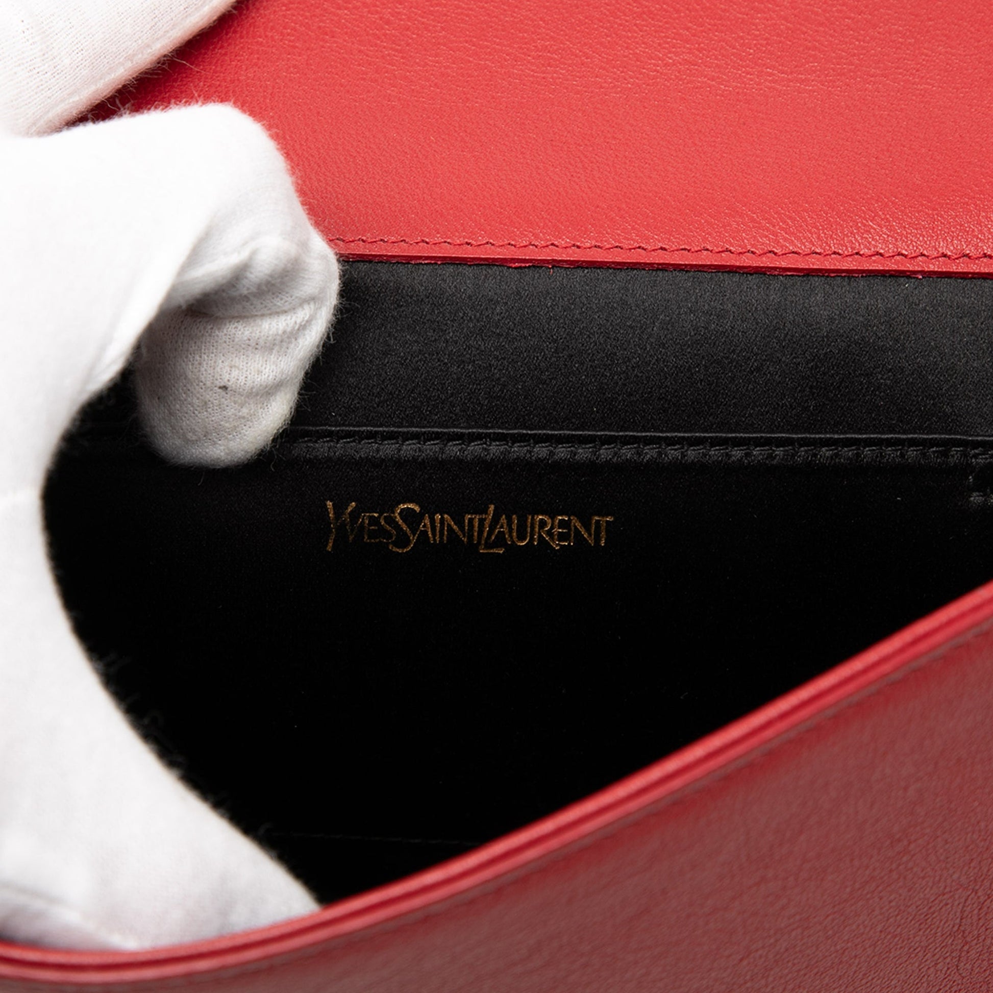 Large Leather Belle de Jour Clutch