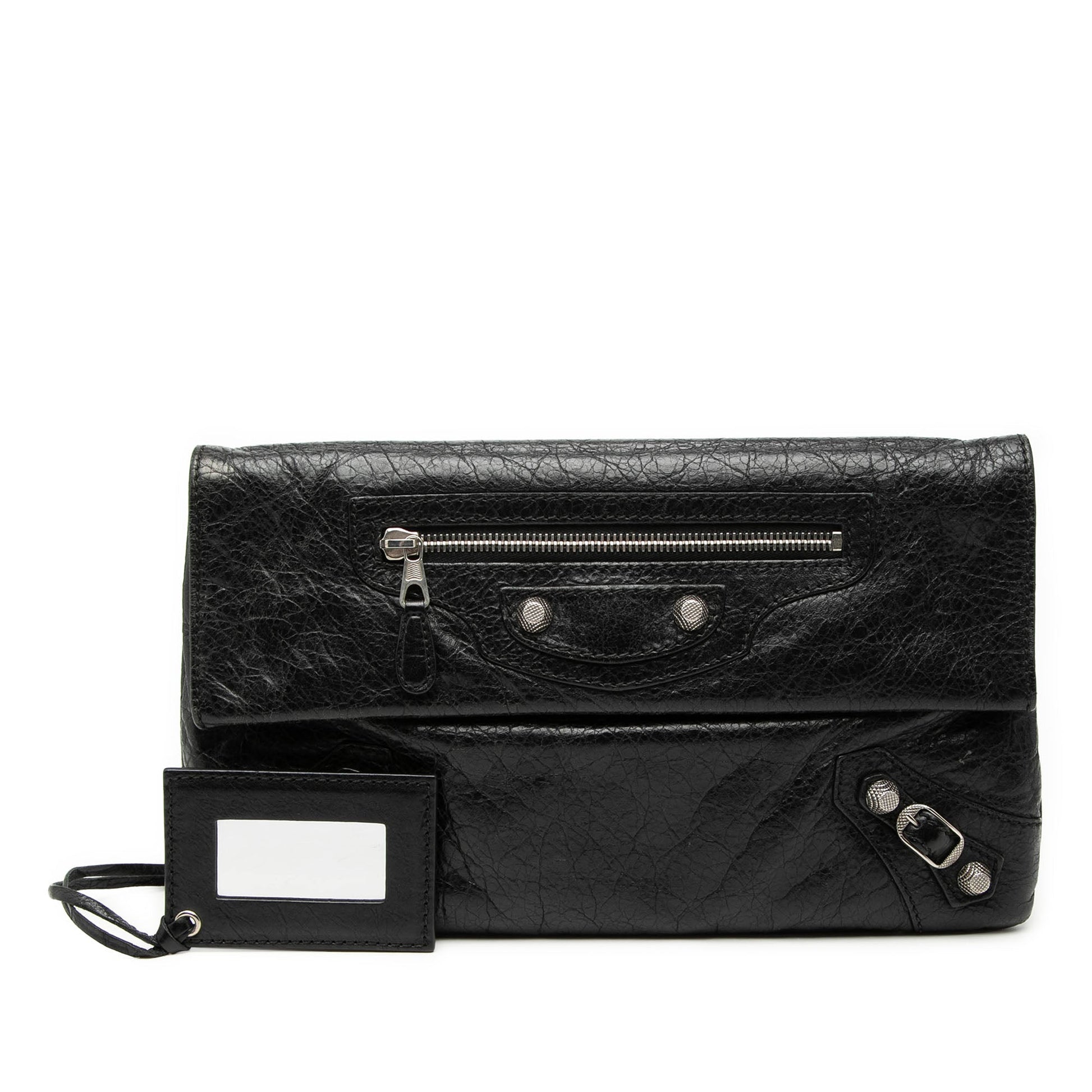 Lambskin Motocross Giant 12 Envelope Clutch