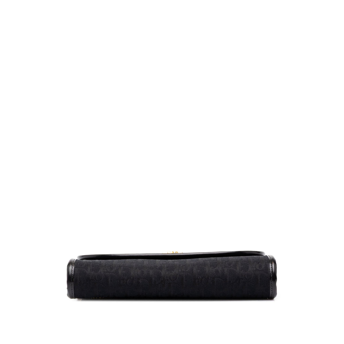Dior Oblique Canvas Chain Shoulder Bag — Black