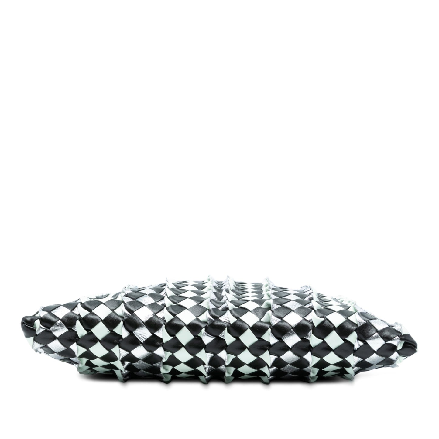 Bottega Veneta Small Bicolor Calfskin Intrecciato Hop Hobo
