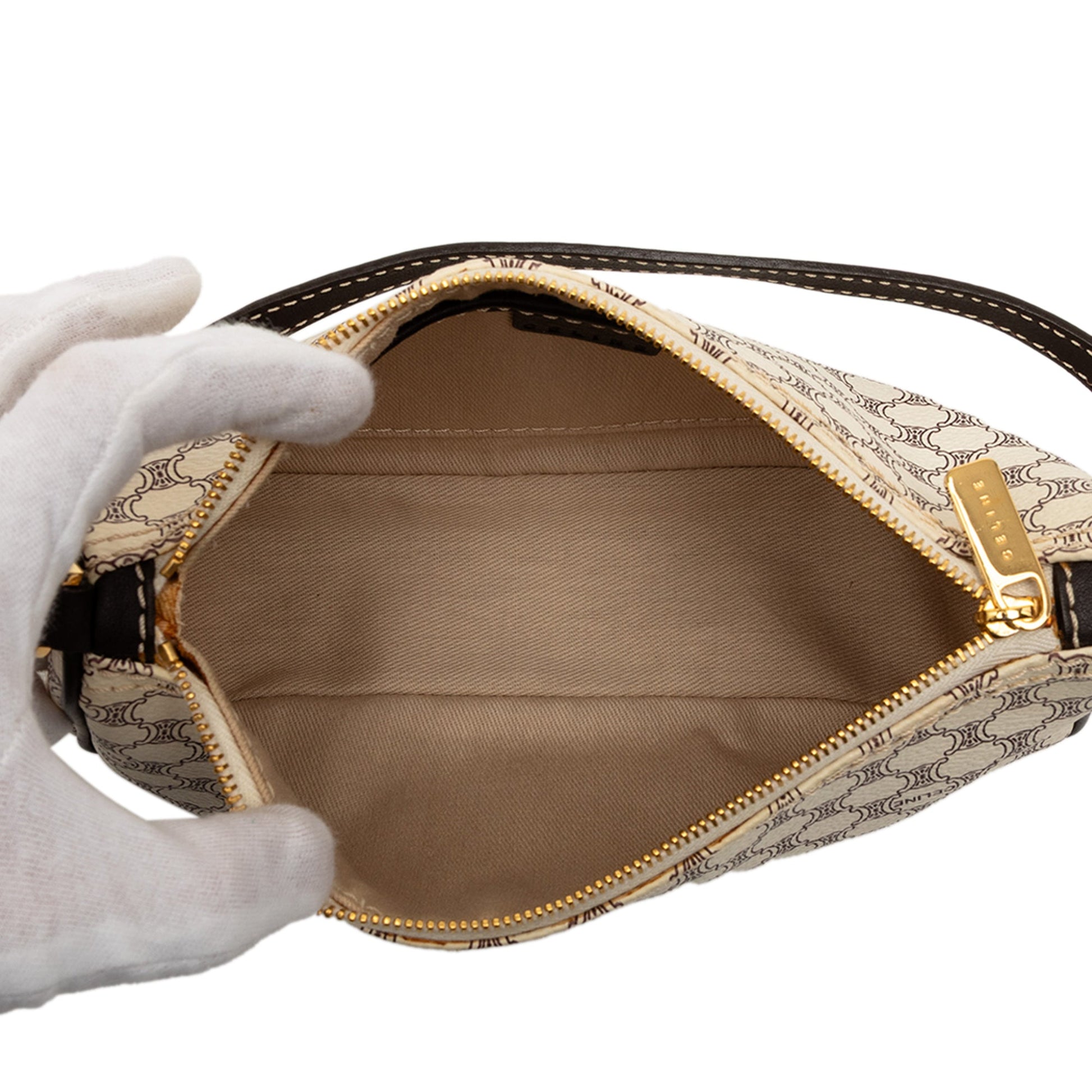 Macadam Coated Canvas Shoulder Bag