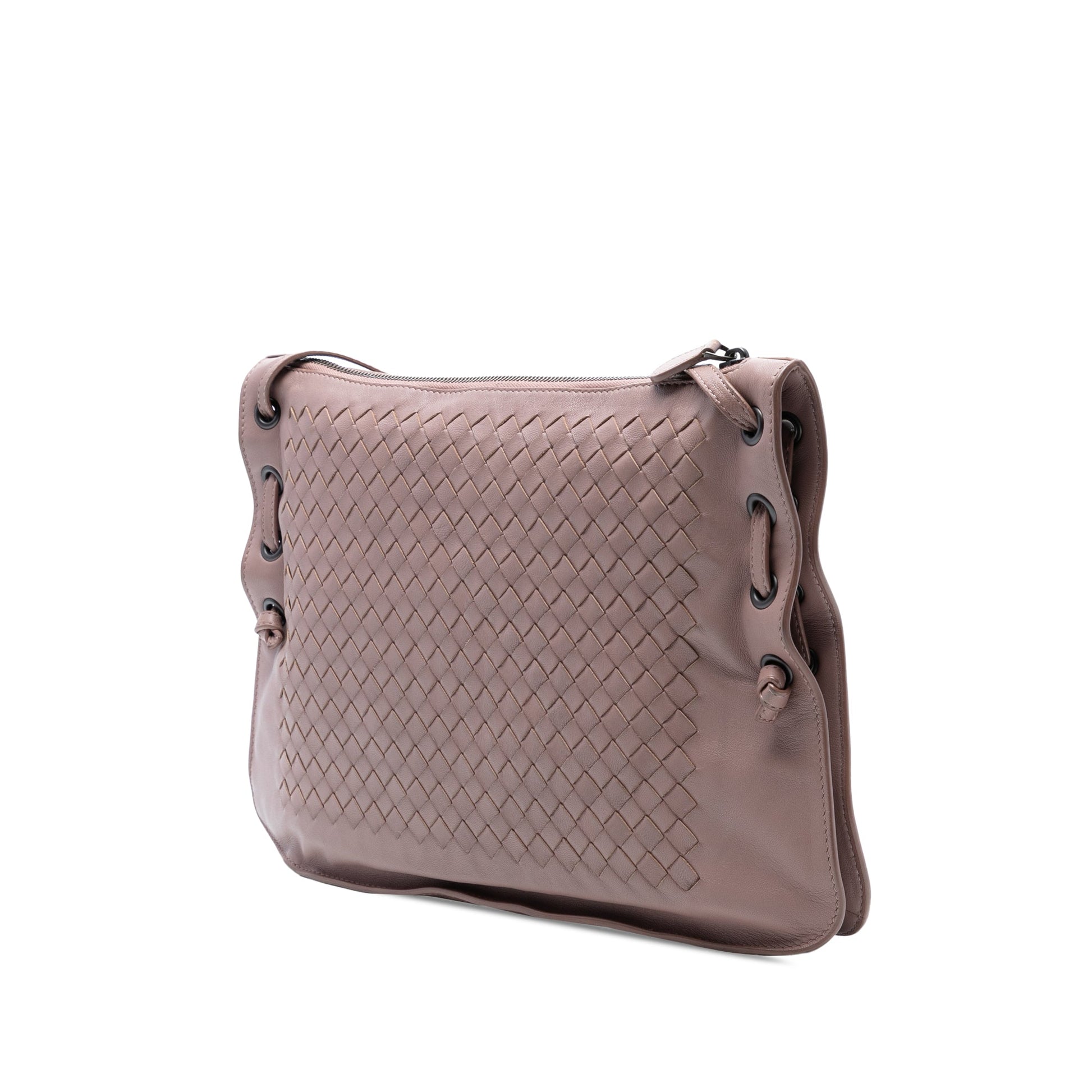 Bottega Veneta Nappa Intrecciato Nodini Crossbody