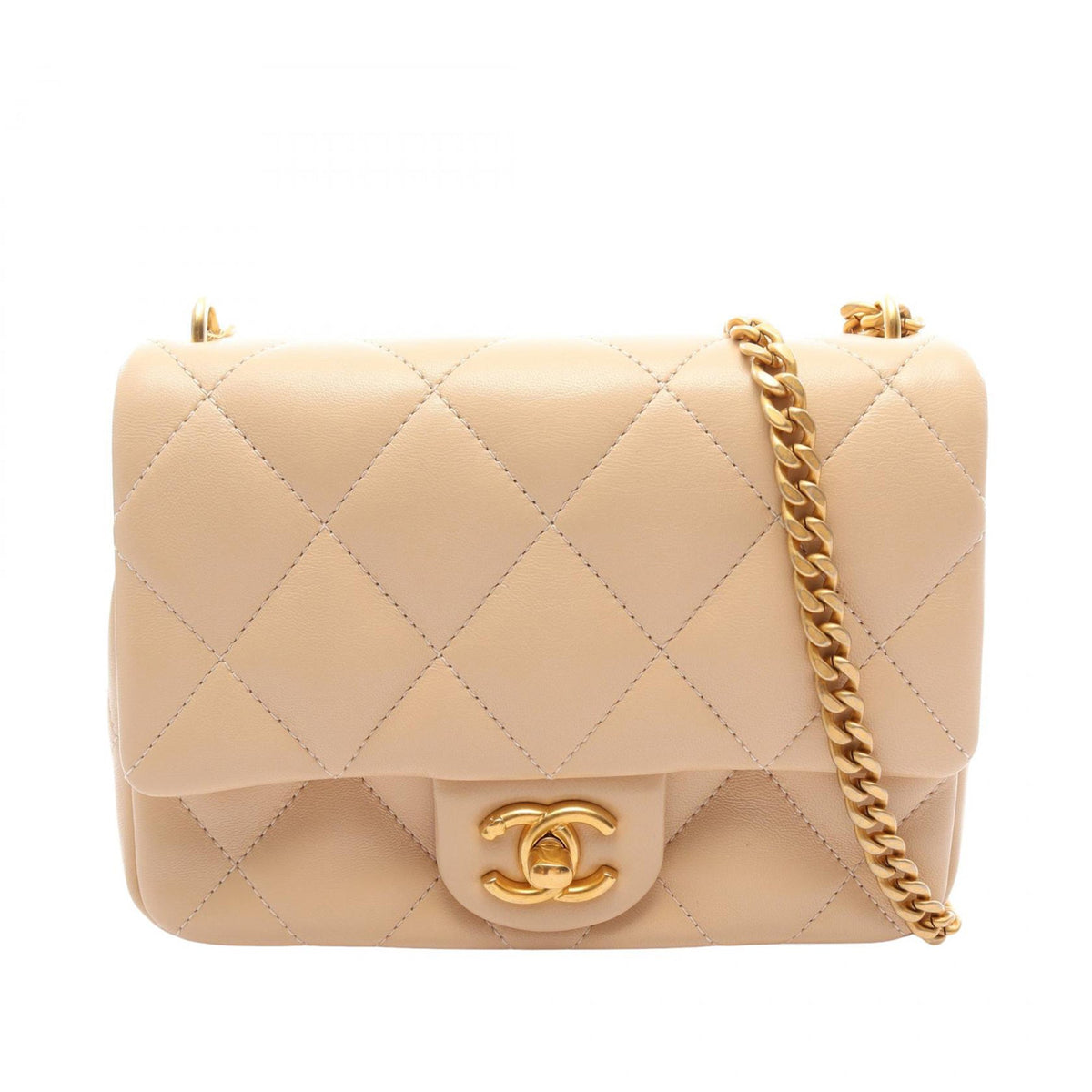 Chanel Mini Square Classic Lambskin Single Flap