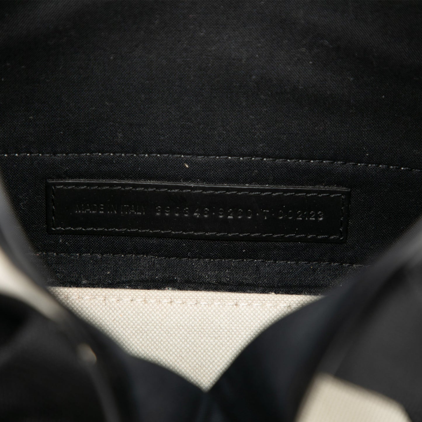Balenciaga Canvas Navy Cabas XS