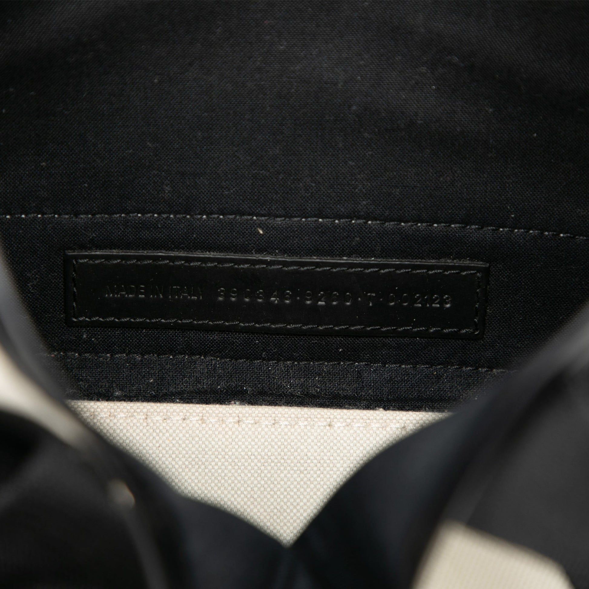 Balenciaga Canvas Navy Cabas XS