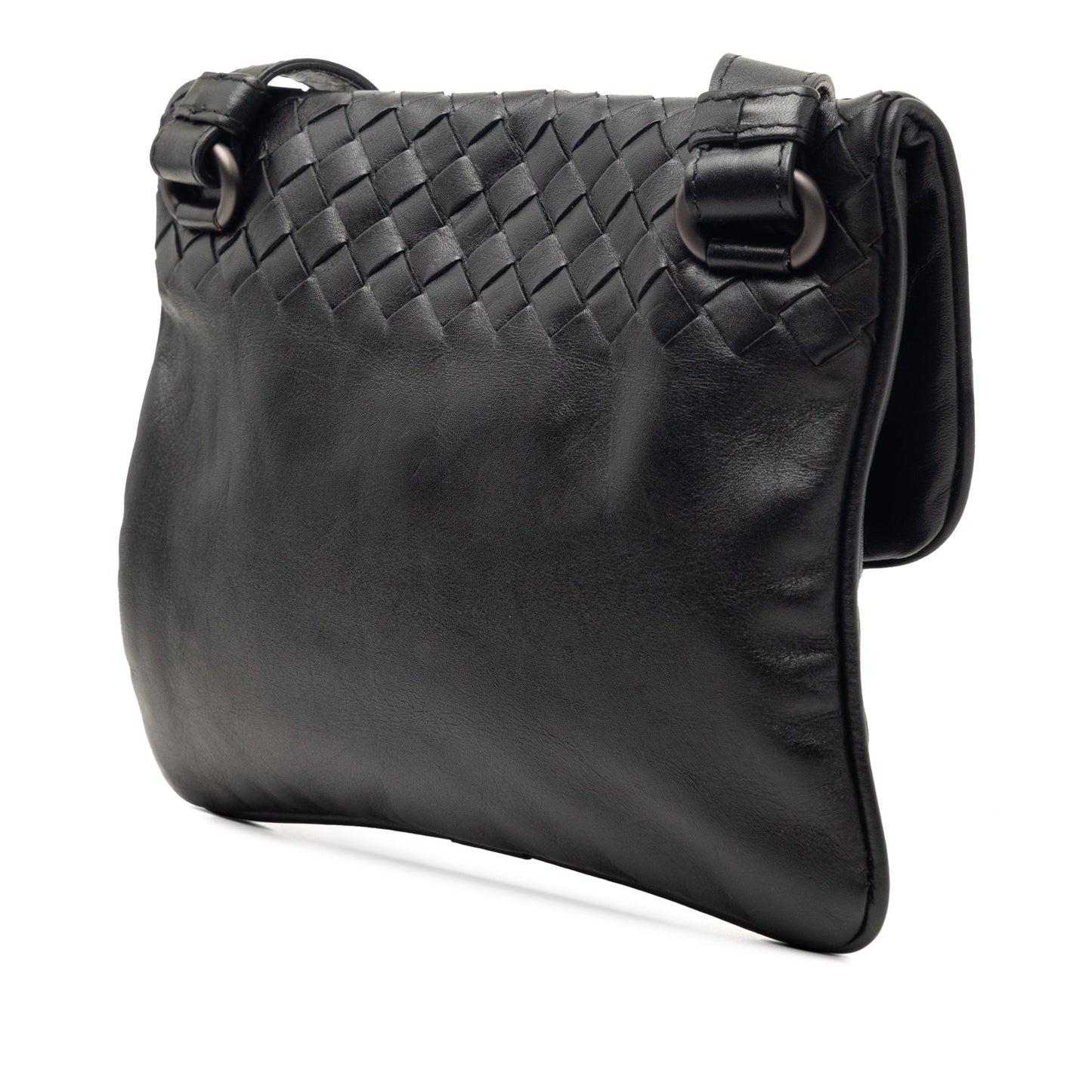 Bottega Veneta Intrecciato Trimmed Nappa Crossbody