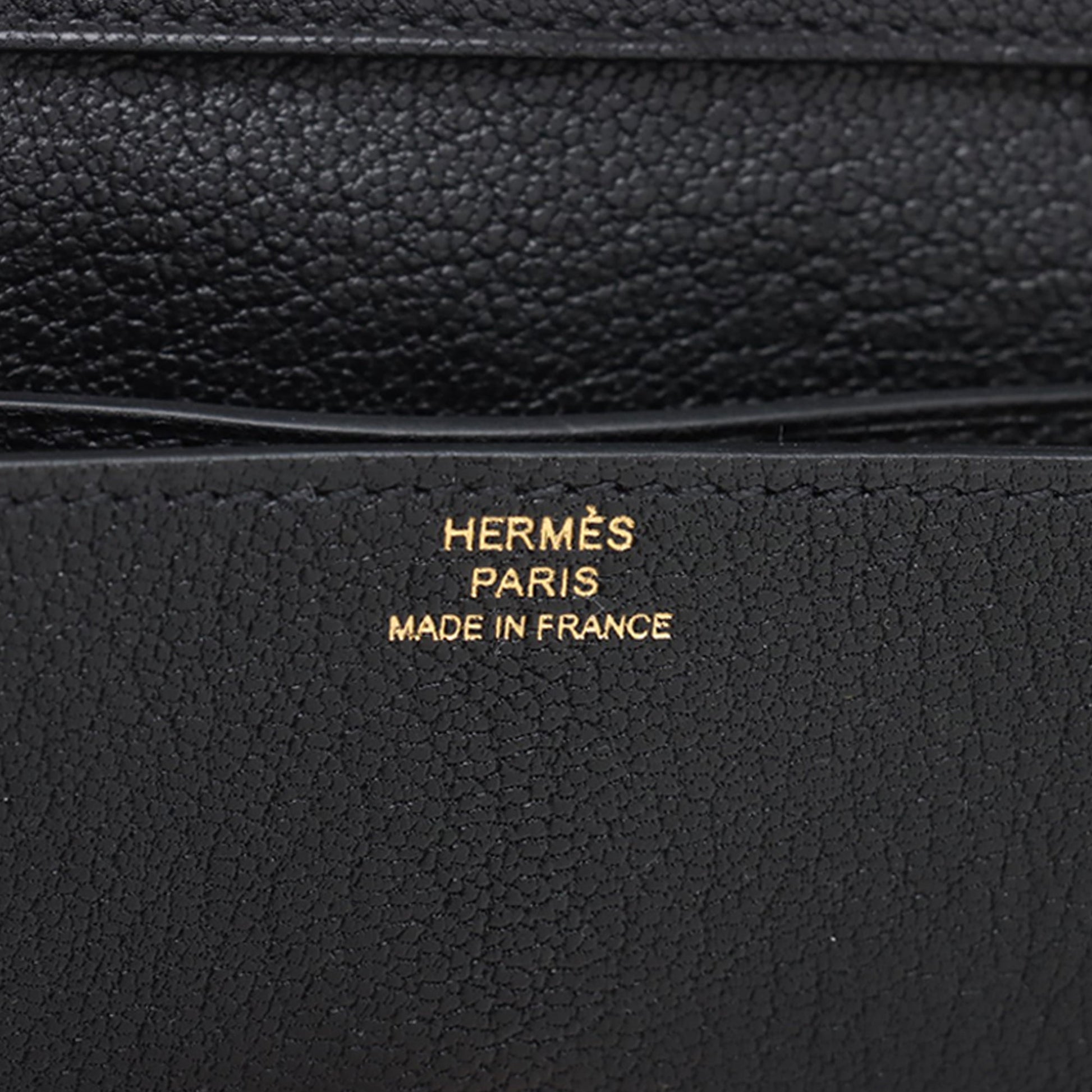Hermès Chevre Mysore Chaine d Ancre Compact Wallet