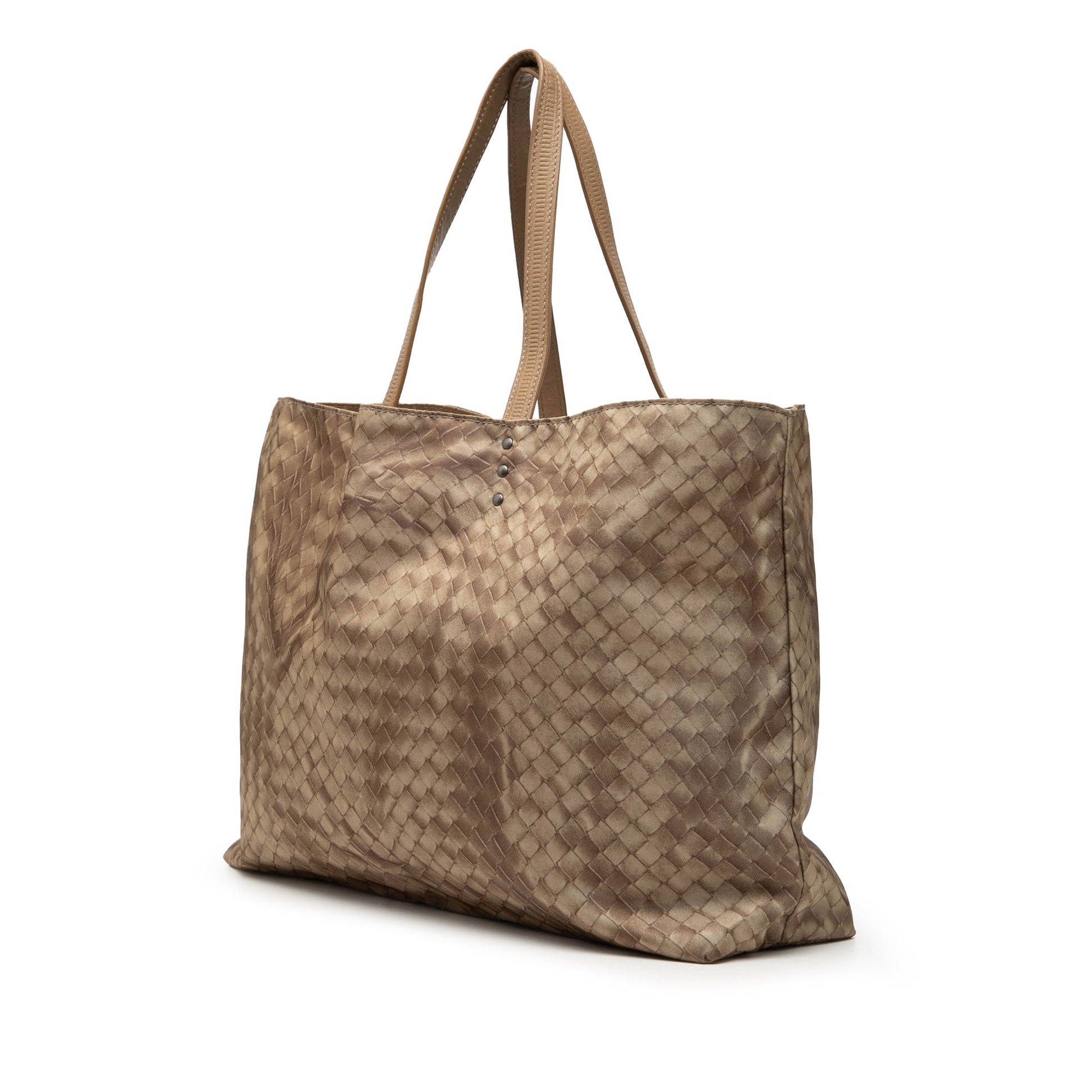 Bottega Veneta Nylon Intrecciolusion Tote
