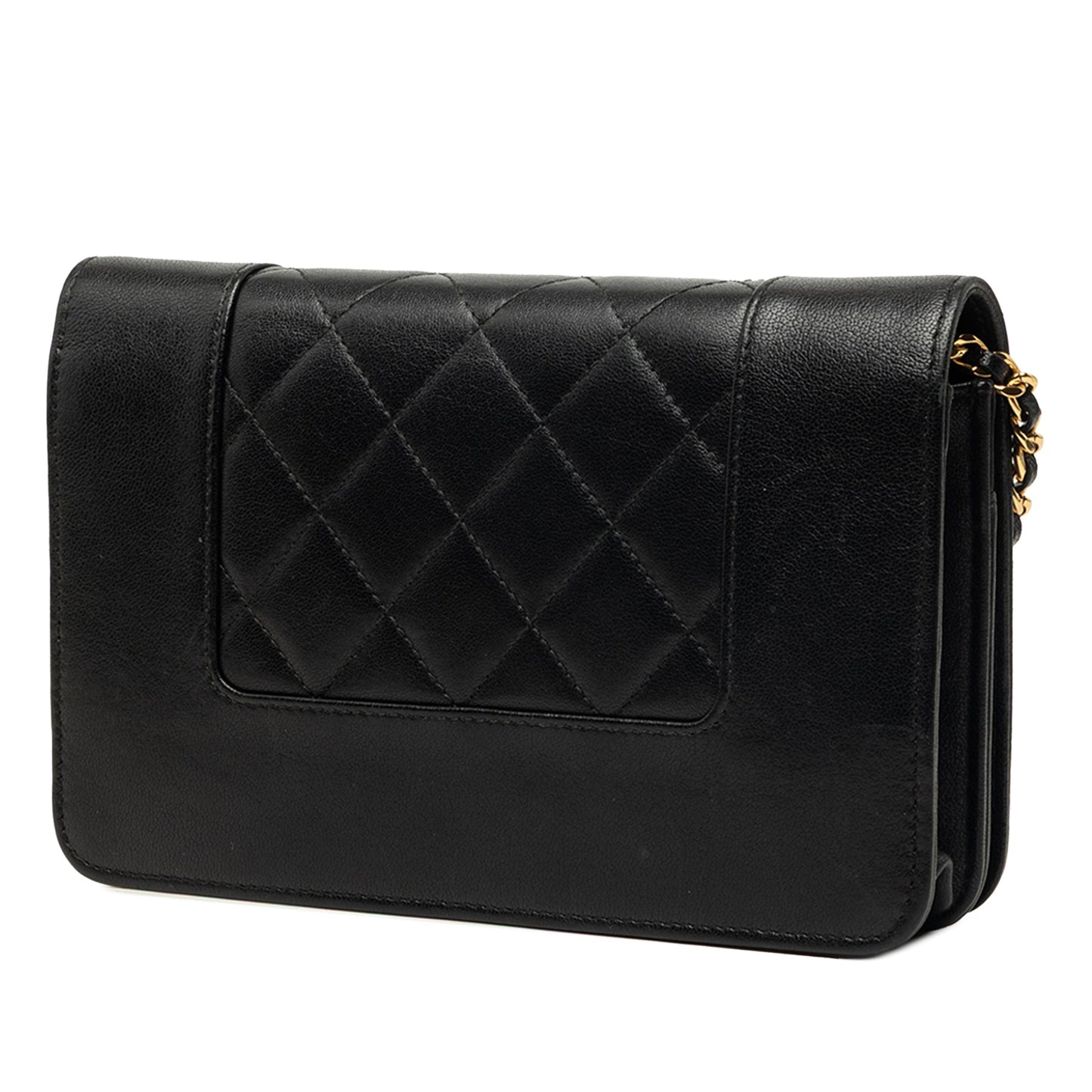 Chanel Quilted Lambskin Mademoiselle Wallet on Chain