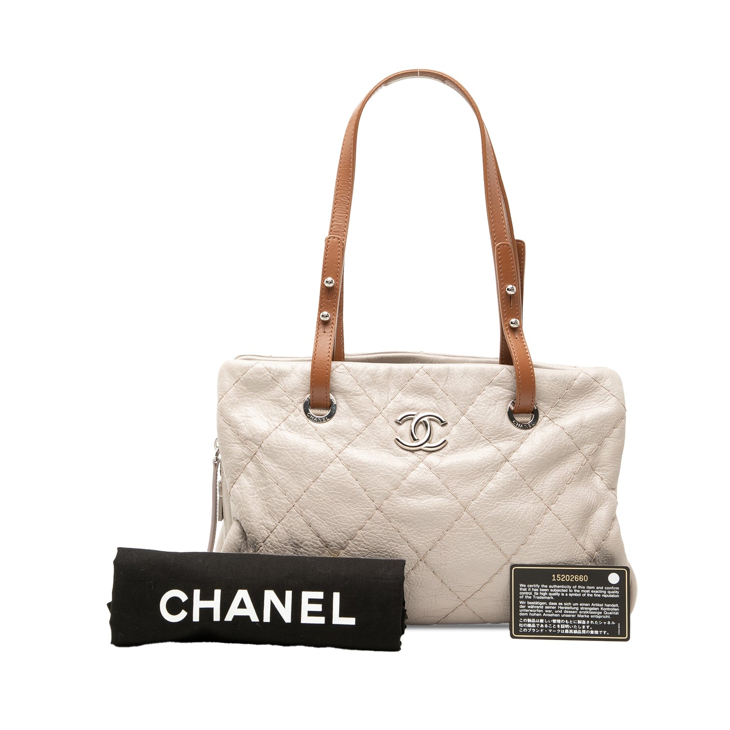 Glazed Calfskin On the Road Tote