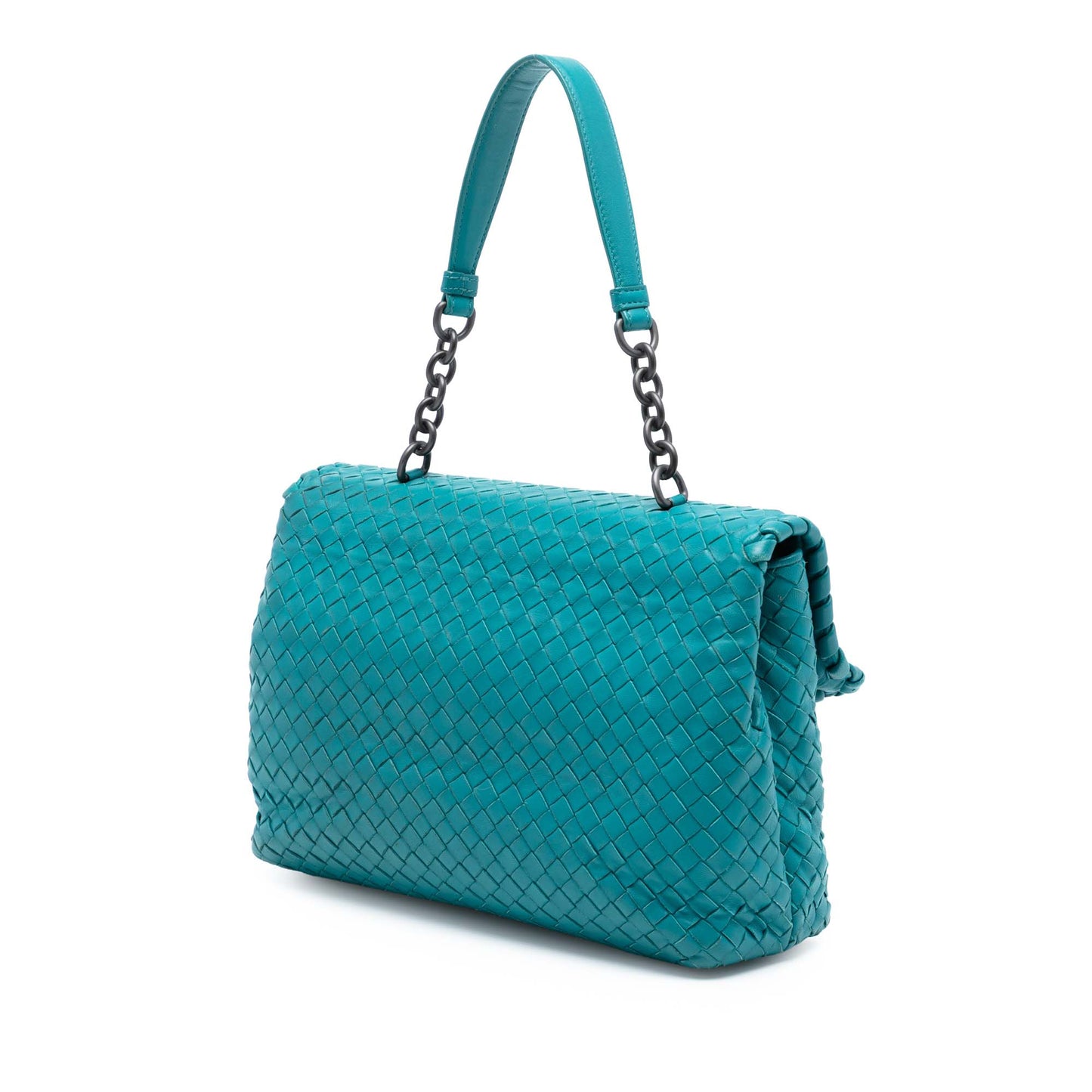 Bottega Veneta Medium Nappa Intrecciato Olimpia Shoulder Bag