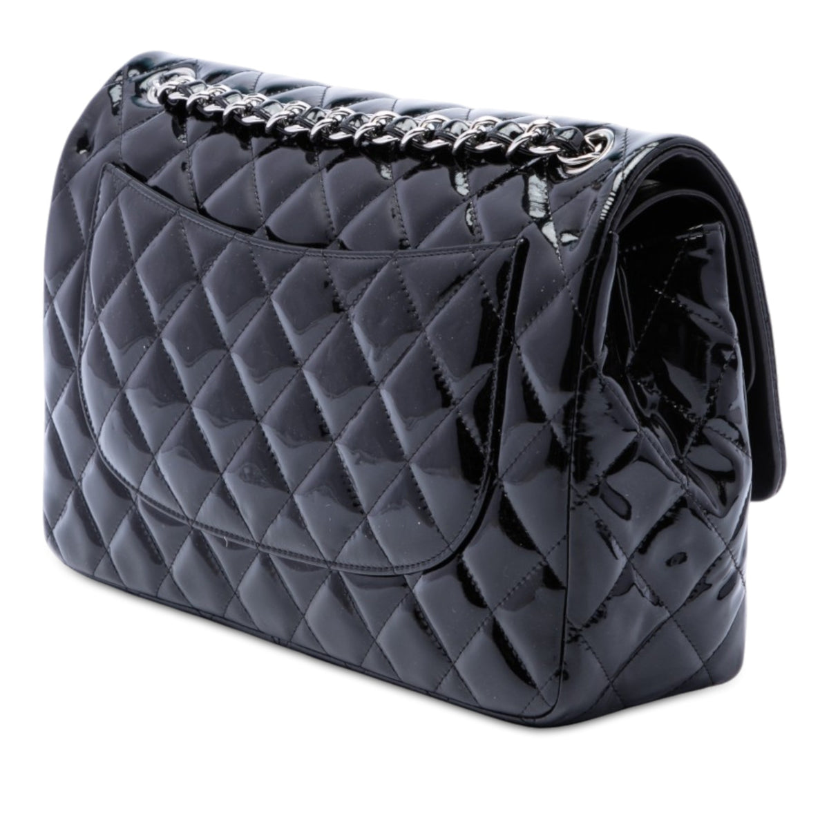 Chanel Jumbo Classic Patent Double Flap