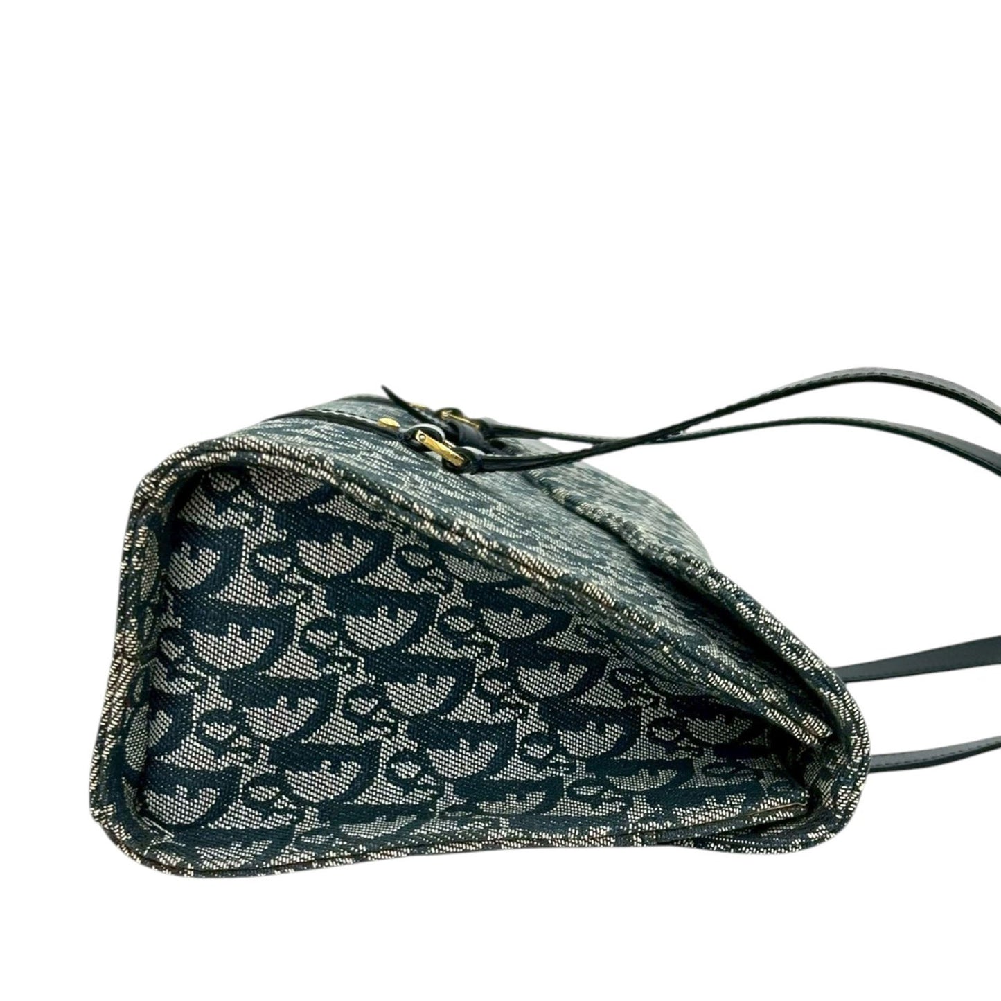 Dior Diorissimo Trotter Canvas Saddle Shoulder Bag