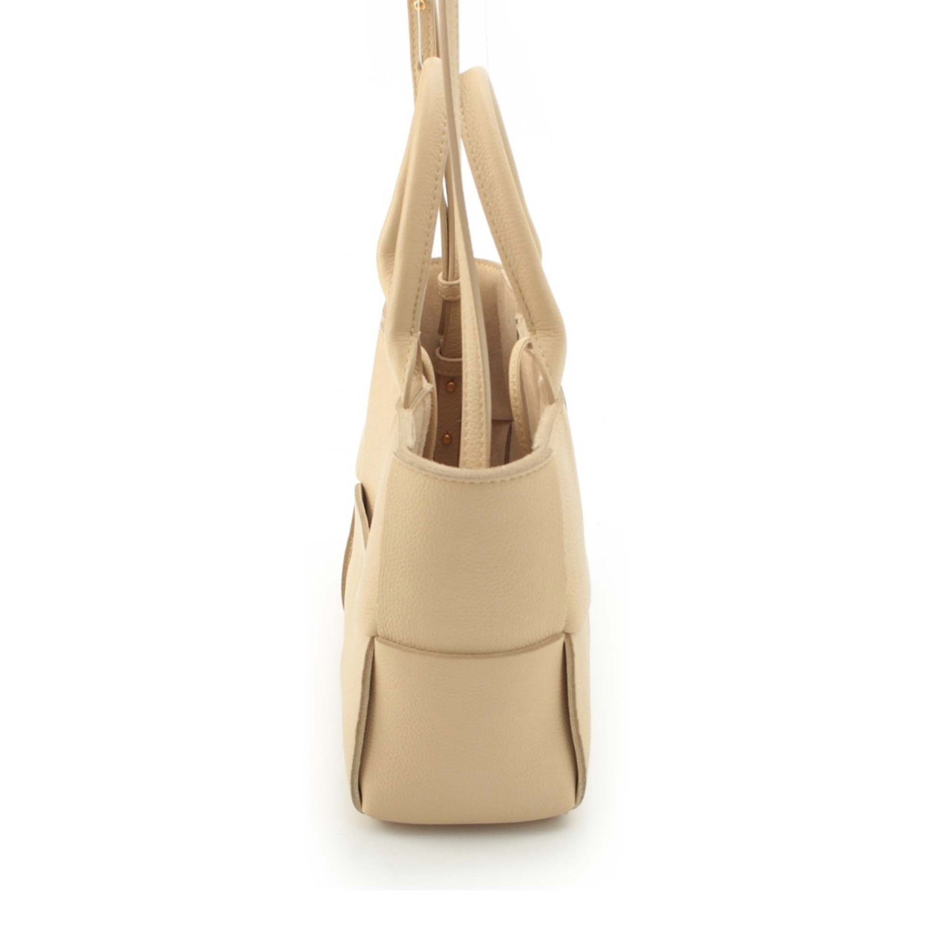 Bottega Veneta Small Lambskin Maxi Intreccio Arco Tote