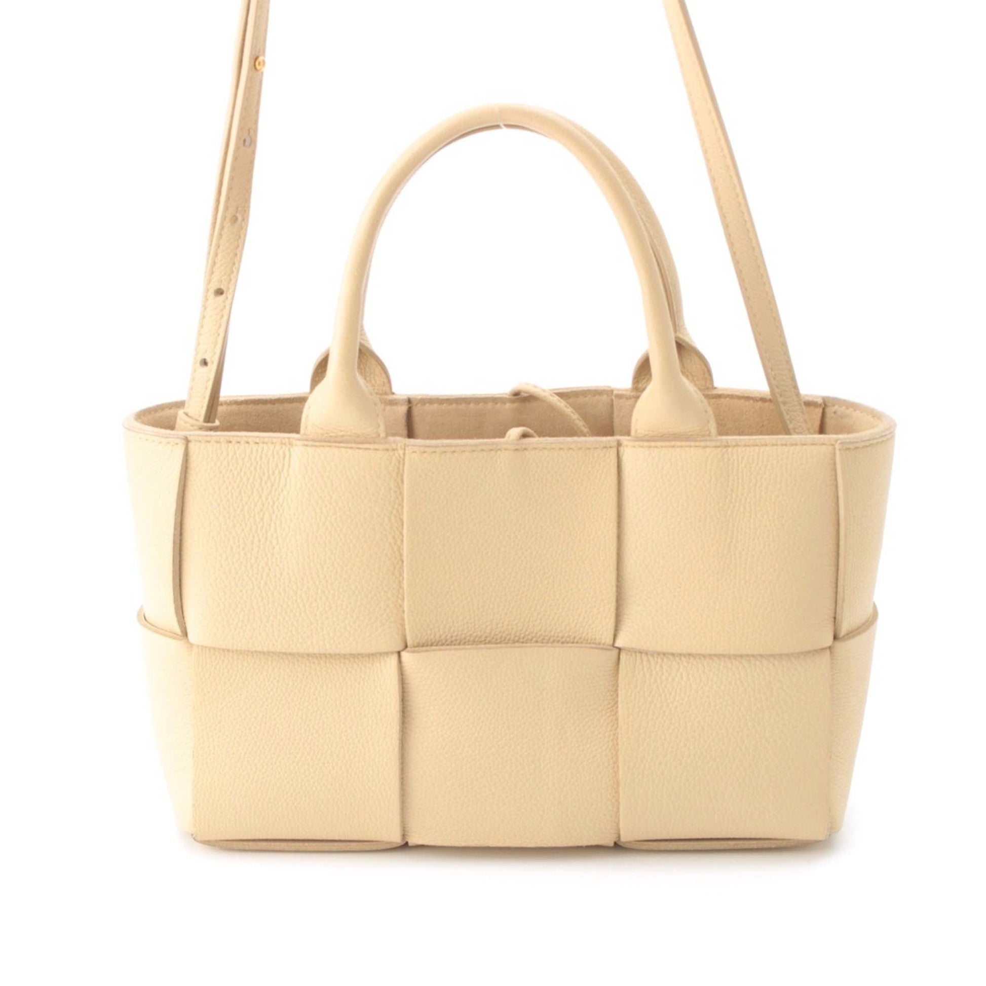 Bottega Veneta Small Lambskin Maxi Intreccio Arco Tote