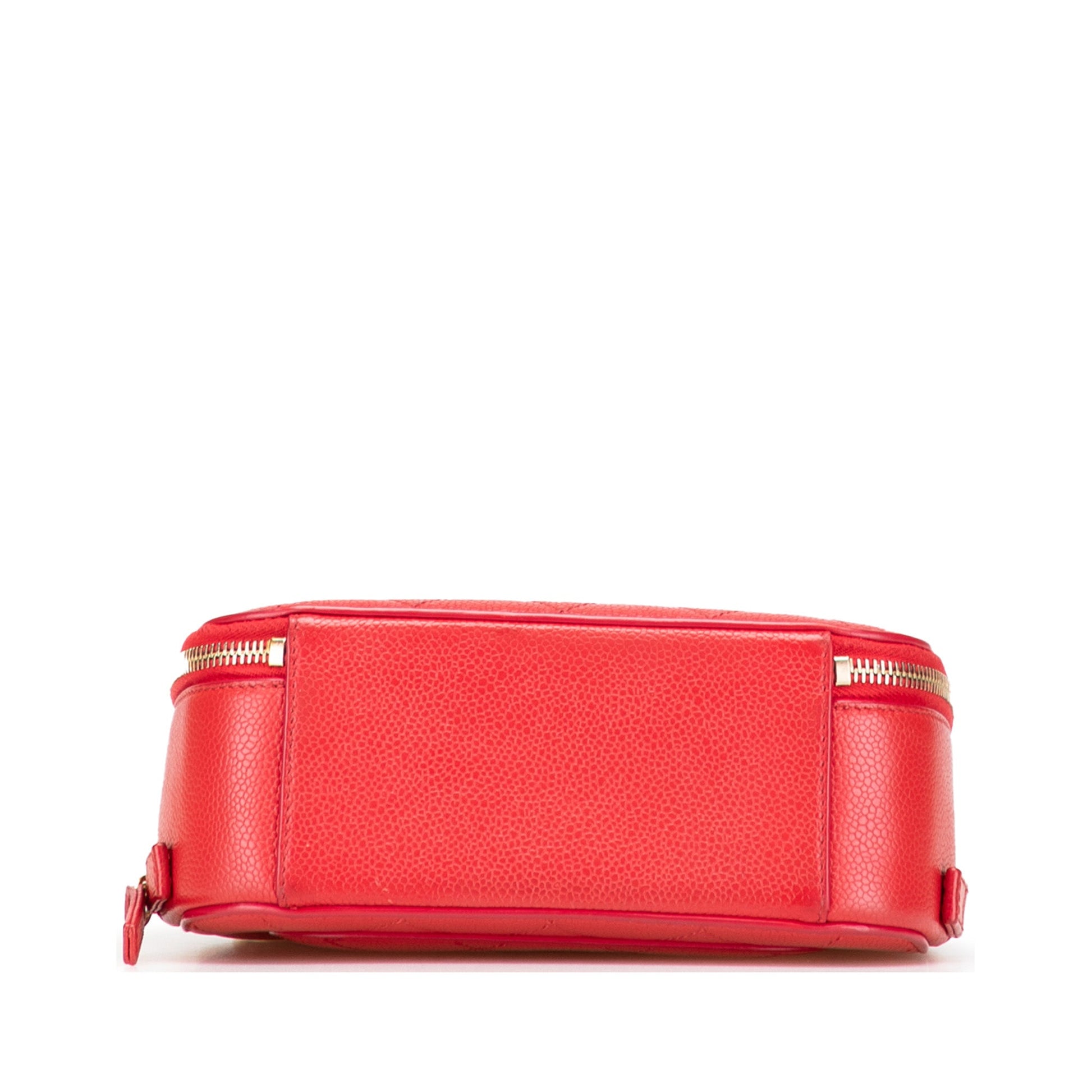 Chanel Small Quilted Caviar Top Handle Camera Bag