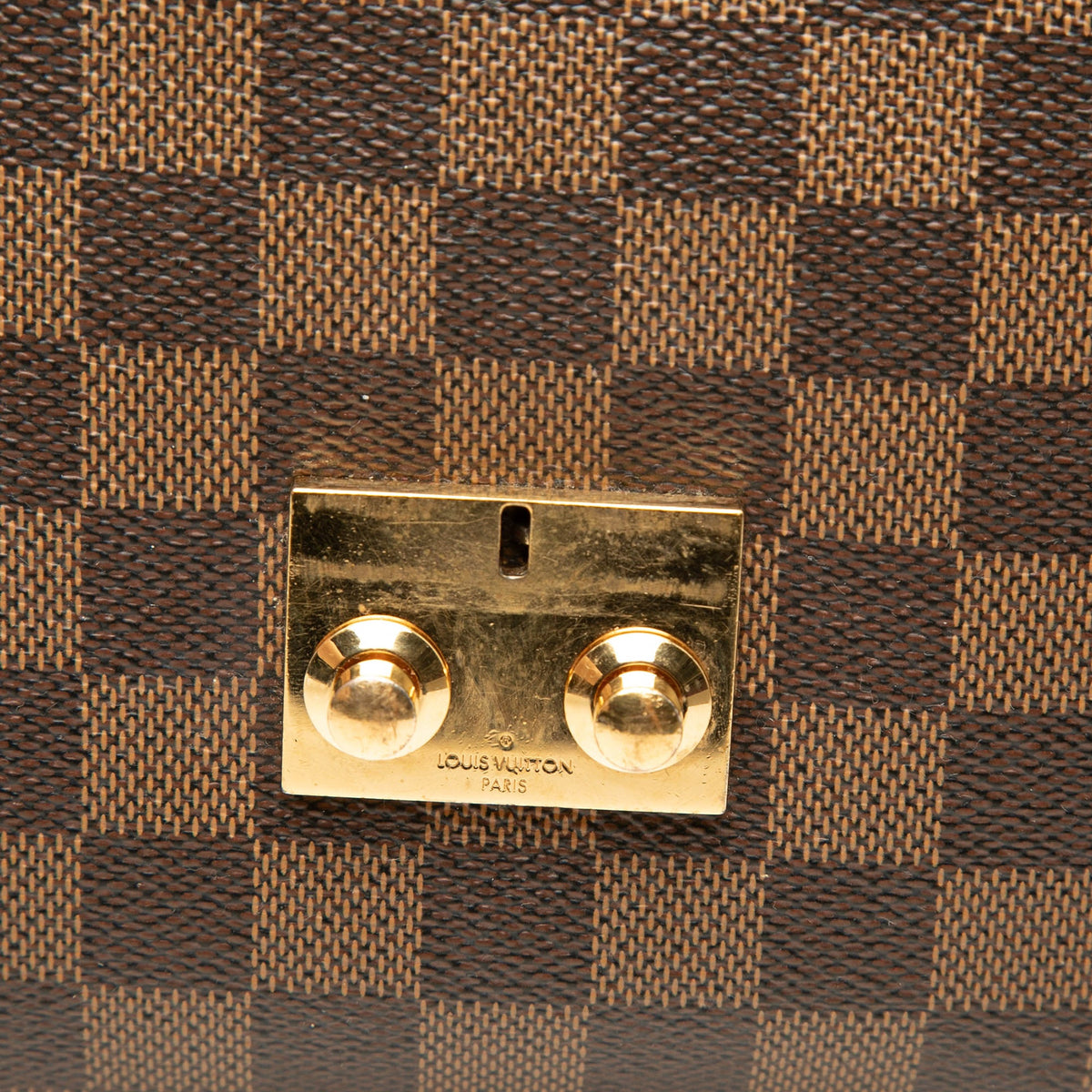 Louis Vuitton Damier Ebene Caissa Clutch
